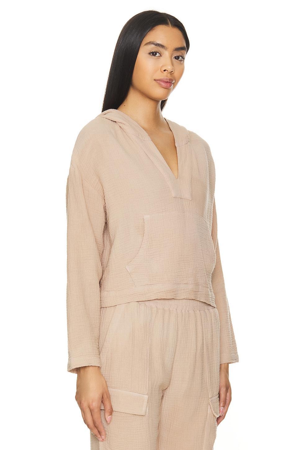 Gauze Pullover Hoody MONROW Product Image
