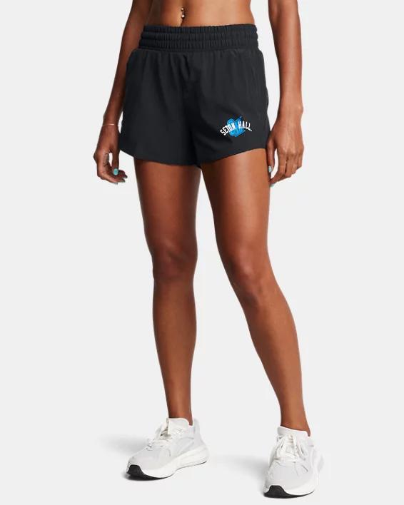 UA Flex Woven Collegiate Womens 3 Shorts Product Image