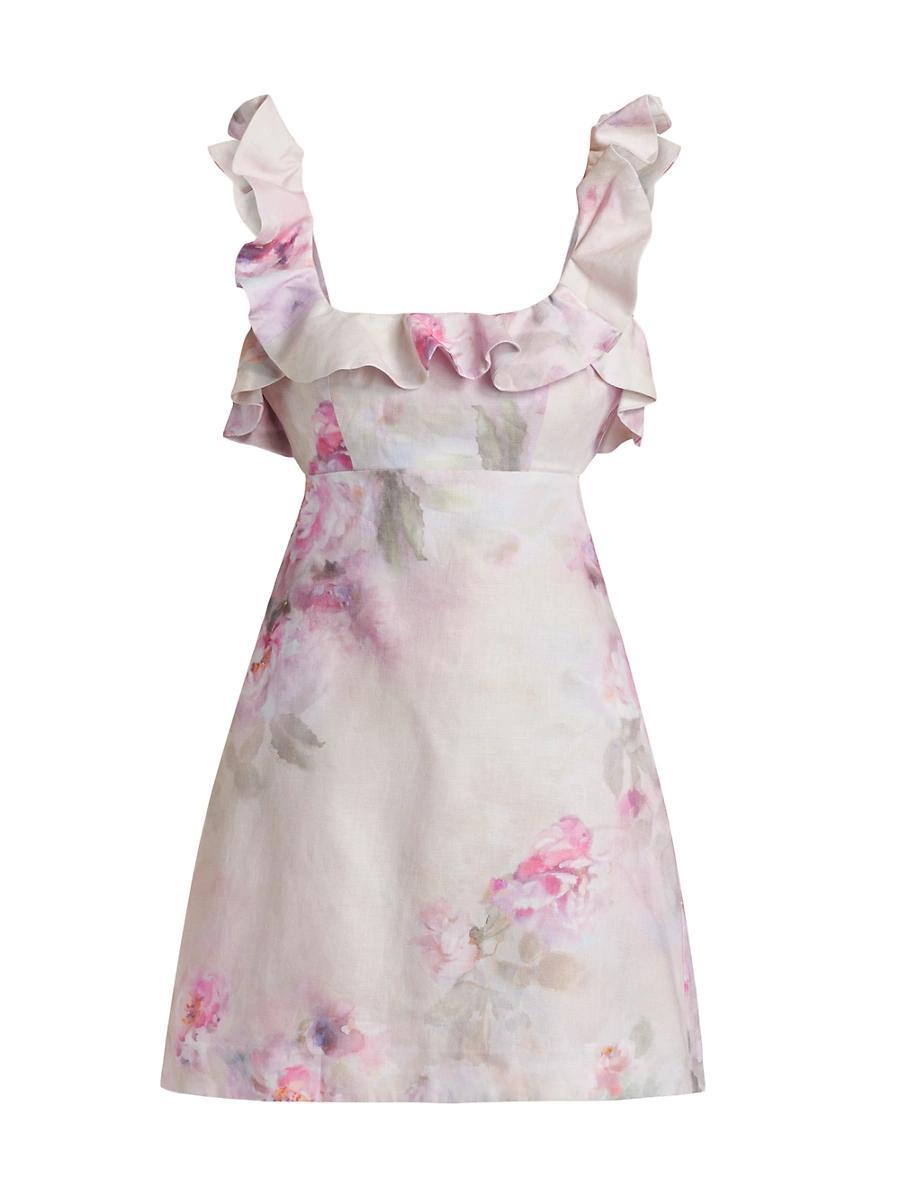 Womens Crush Frill Minidress Product Image