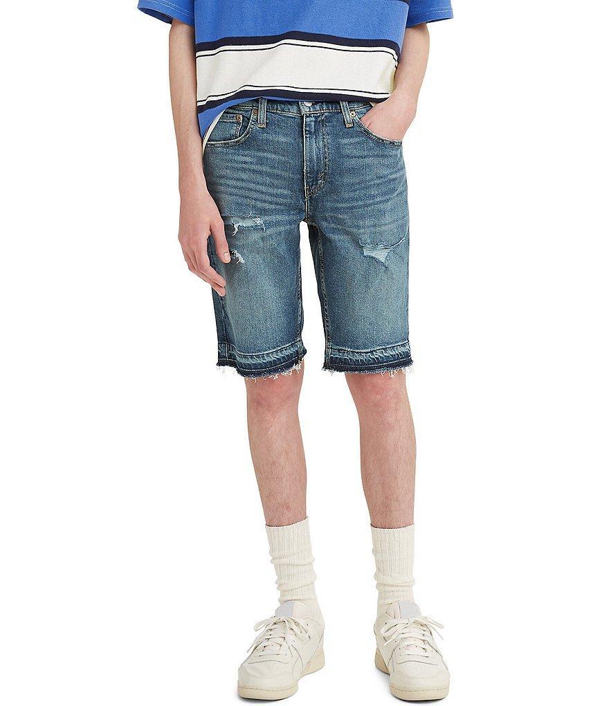 Levi's® 511 Slim Fit 12#double; Inseam Cut Off Jean Shorts Product Image
