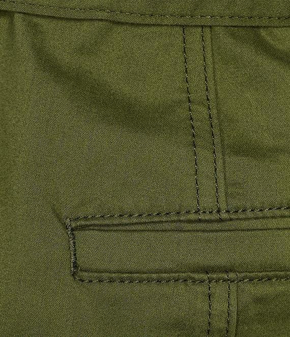 Chelsea & Violet Short Puff Sleeve Button Front Washed Canvas Belted Mini Dress Product Image