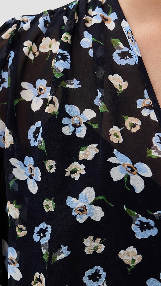 Veronica Beard Alec Silk Top | Shopbop Product Image