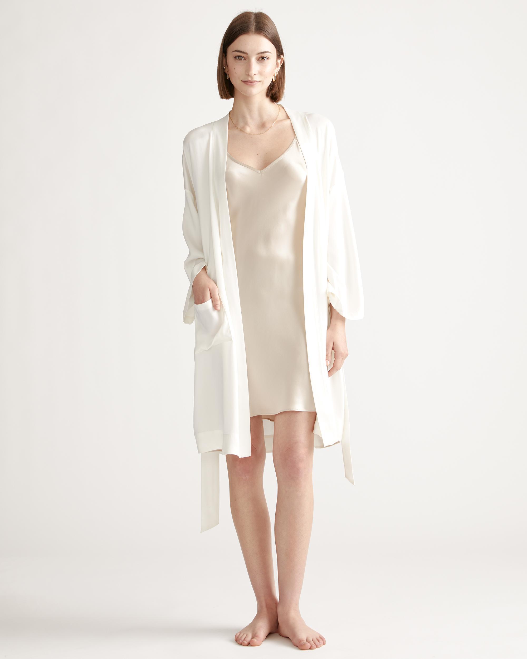 Quince | Women's Robe Size XL, Mulberry Silk Product Image