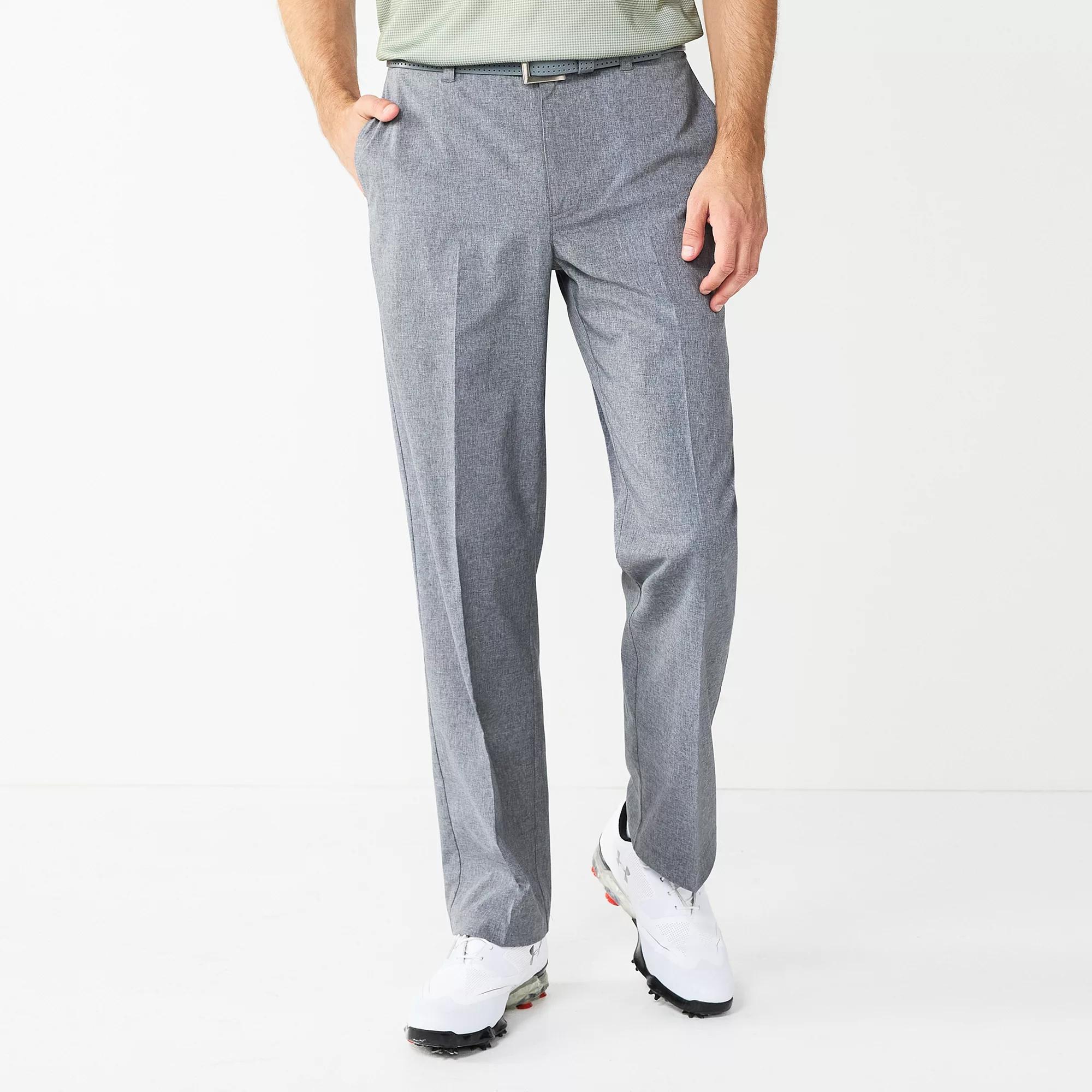 Men's Grand Slam Regular-Fit Active Waistband Performance Golf Pant, Size: 34X34, Medium Gray Grey Product Image