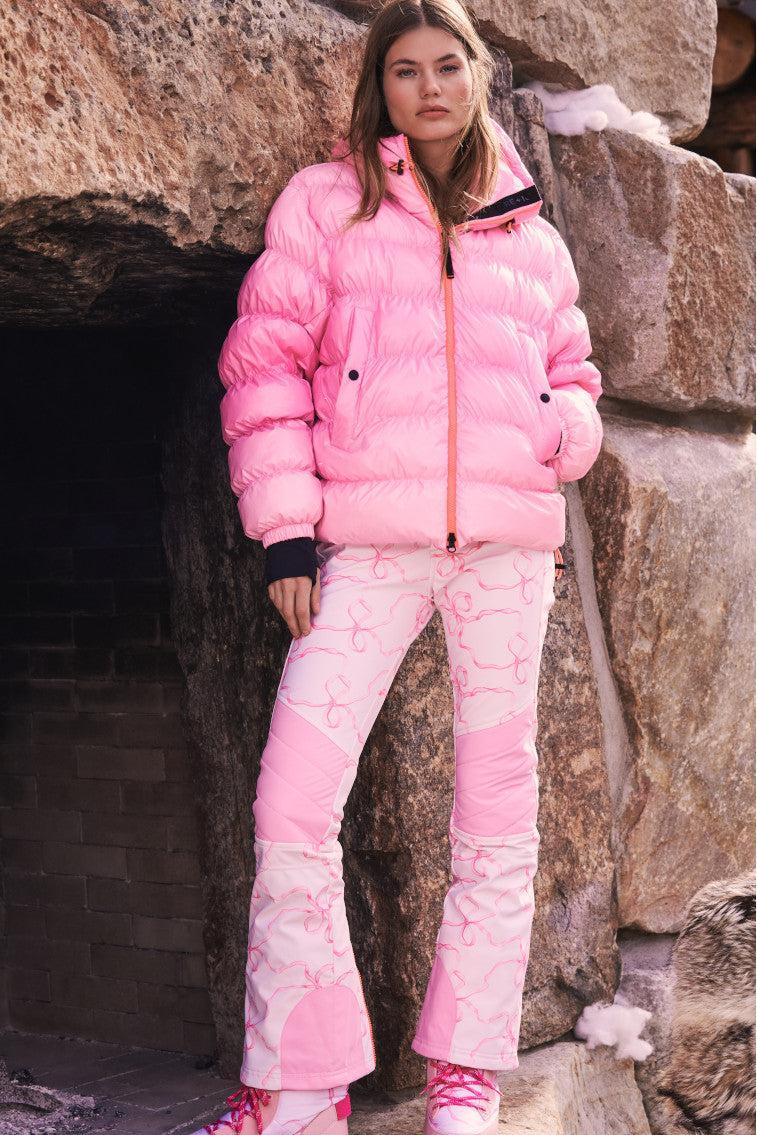 BOGNER FIRE+ICE x LoveShackFancy Zula Ski Pant - HOT PINK BABY / 10 Product Image