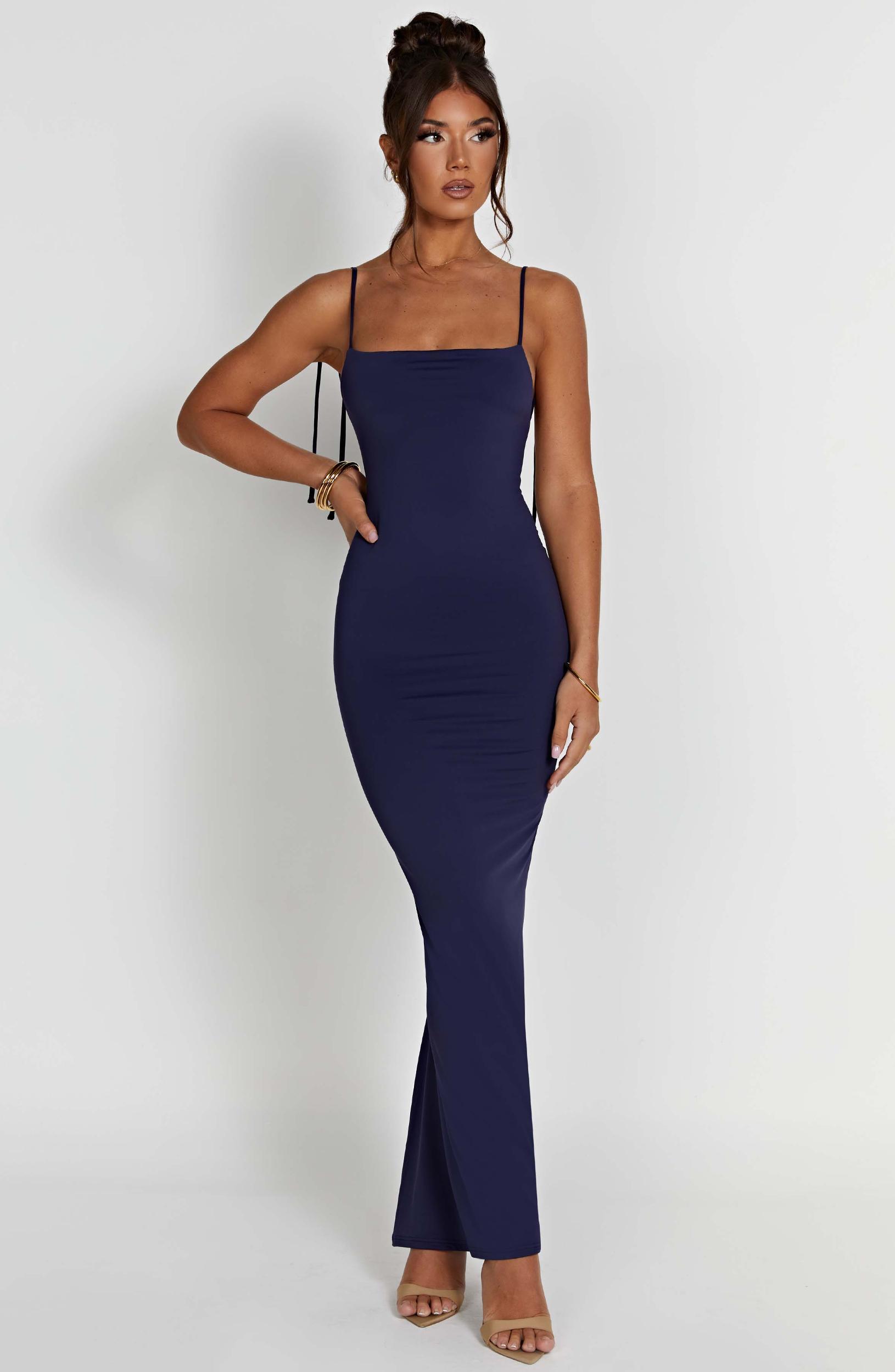 Sanya Maxi Dress - Navy Product Image