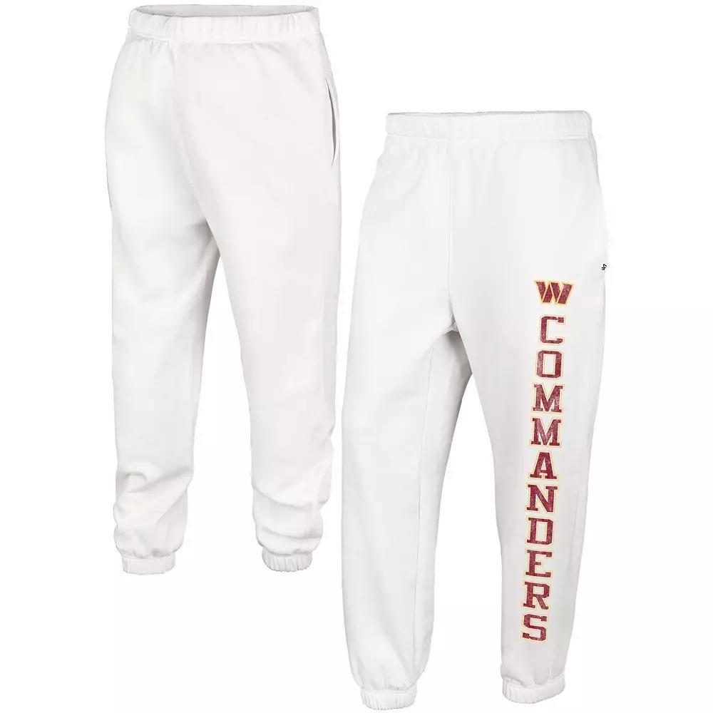 Women's '47 White Washington Commanders Harper Jogger Pants, Size: Small, Wft White Product Image