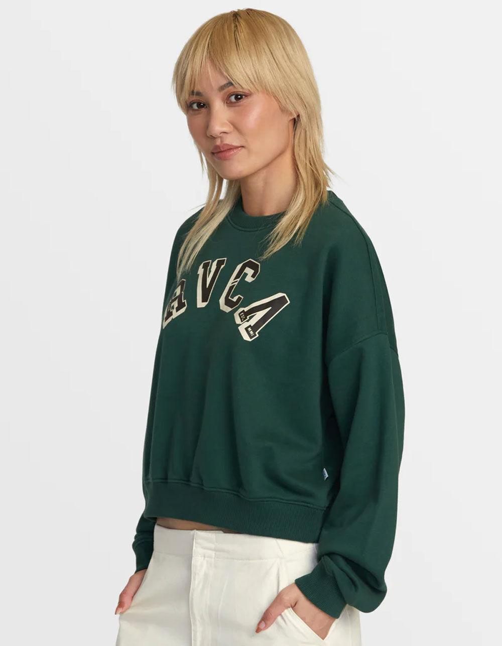 RVCA Ivy League Womens Crewneck Sweatshirt Product Image