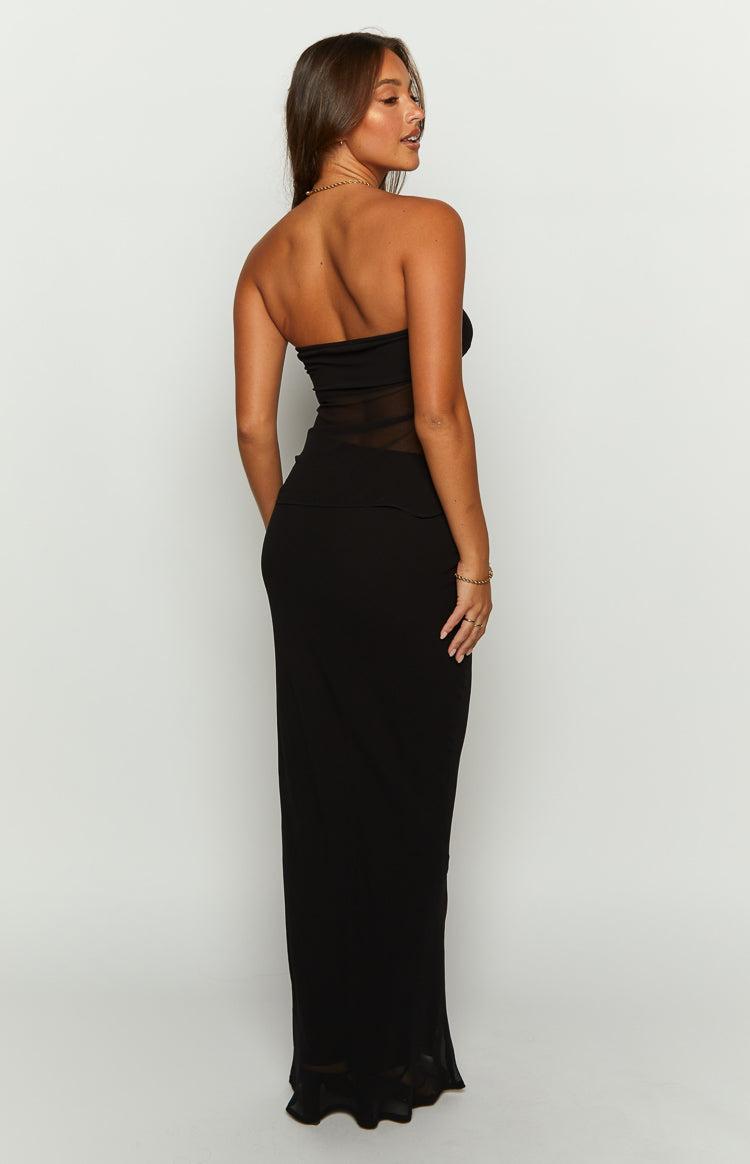 Jacqulin Black Maxi Skirt Product Image