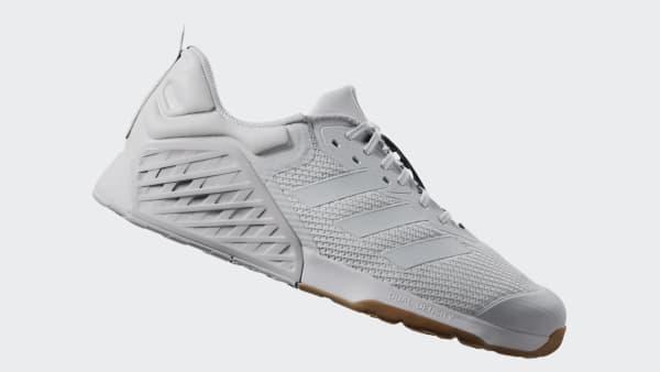 adidas Dropset 3 strength training shoes Cloud White M 14 / W 15 Unisex Product Image