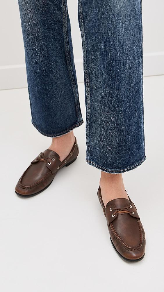 Black Suede Studio Davy Flats | Shopbop Product Image