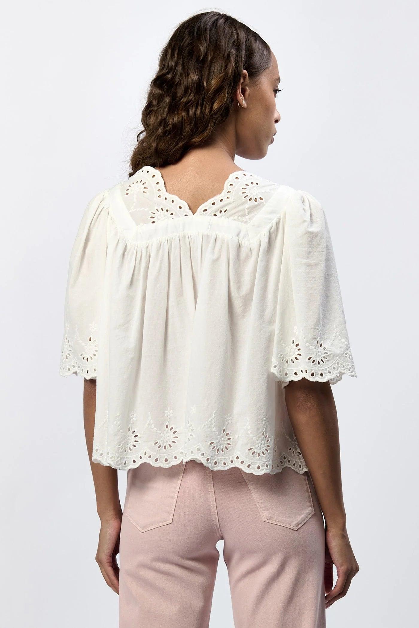 Lania Short Sleeve Fleaxed Fit Top Product Image
