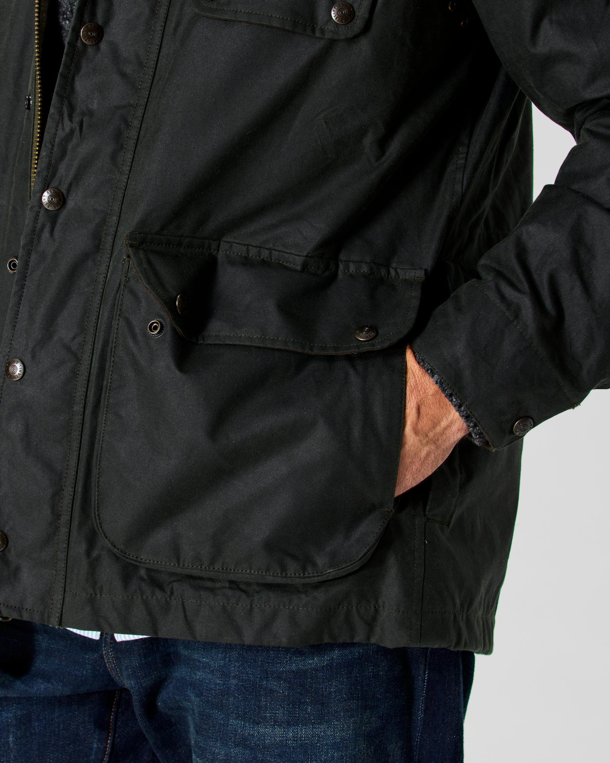Flannel-Lined Waxed Hudson Jacket Product Image