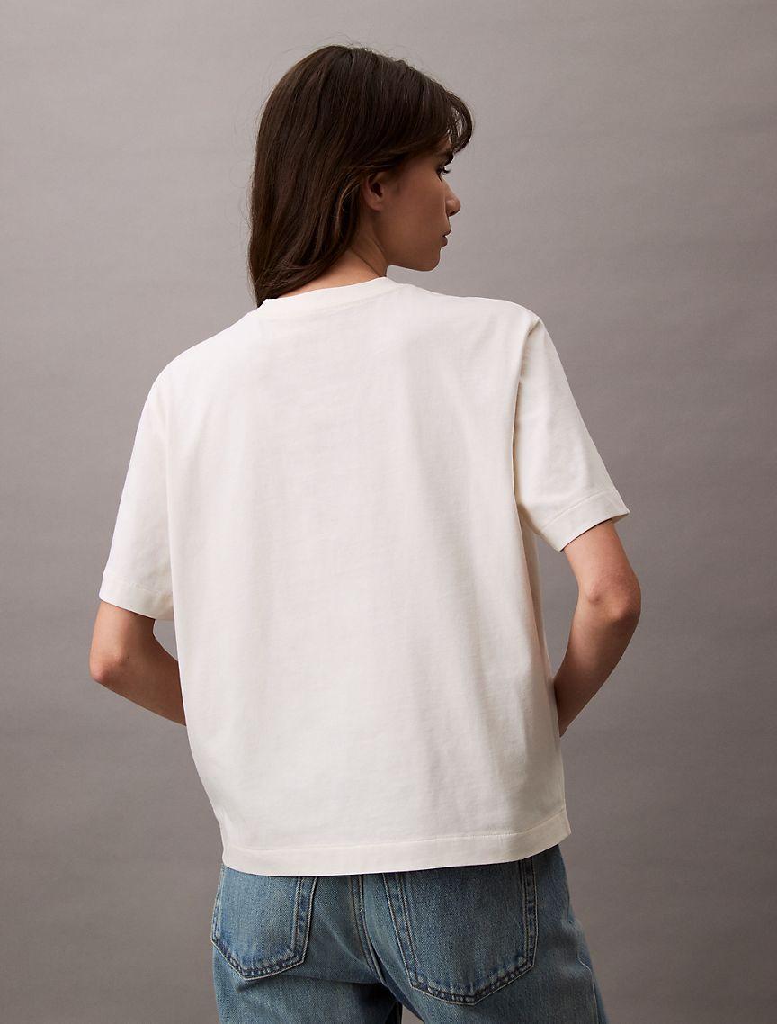 Boxy Varsity Logo T-Shirt Product Image