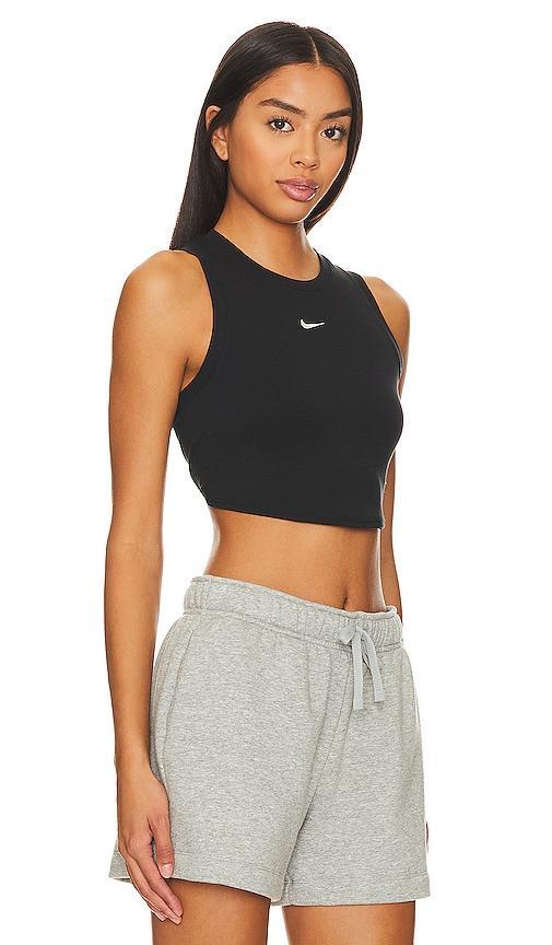 Nike Sportswear Chill Knit Women's Tight Cropped Mini-Rib Tank Top Product Image