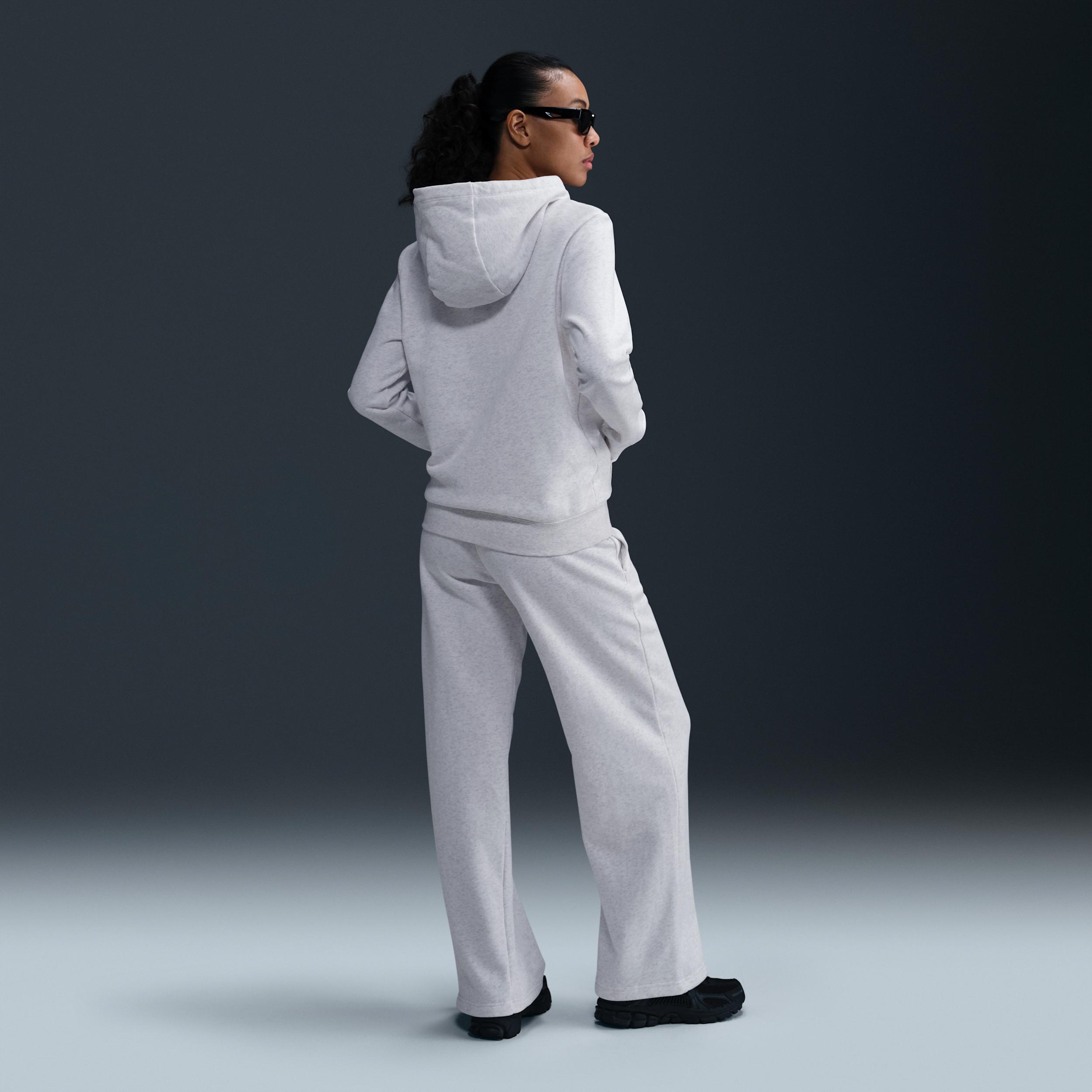 Women's Nike Sportswear Club Fleece Hoodie, Size: XS, Birch Grey Product Image