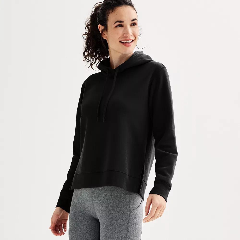 Women's Tek Gear® Ultrasoft Fleece Hoodie, Size: XXL, Mneral Black Product Image