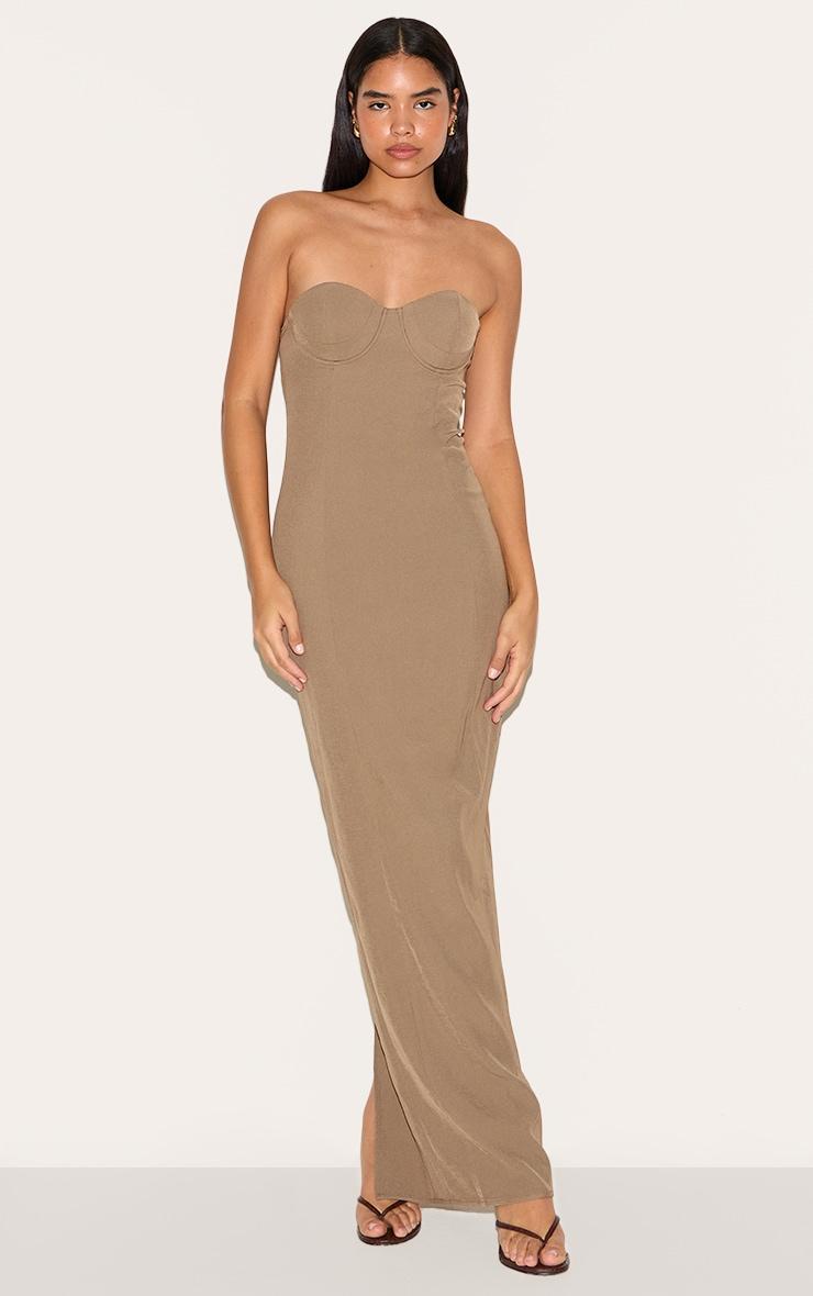  Tall Mushroom Bodycon Bandeau Dress Product Image