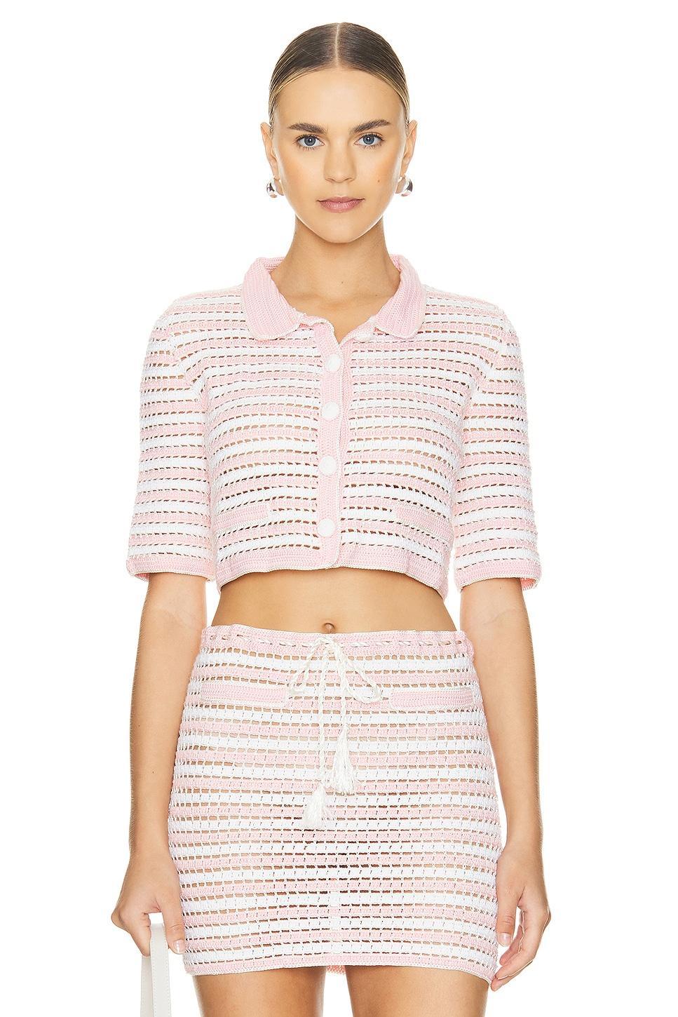 x REVOLVE Crochet Cropped Cardigan My Beachy Side Product Image