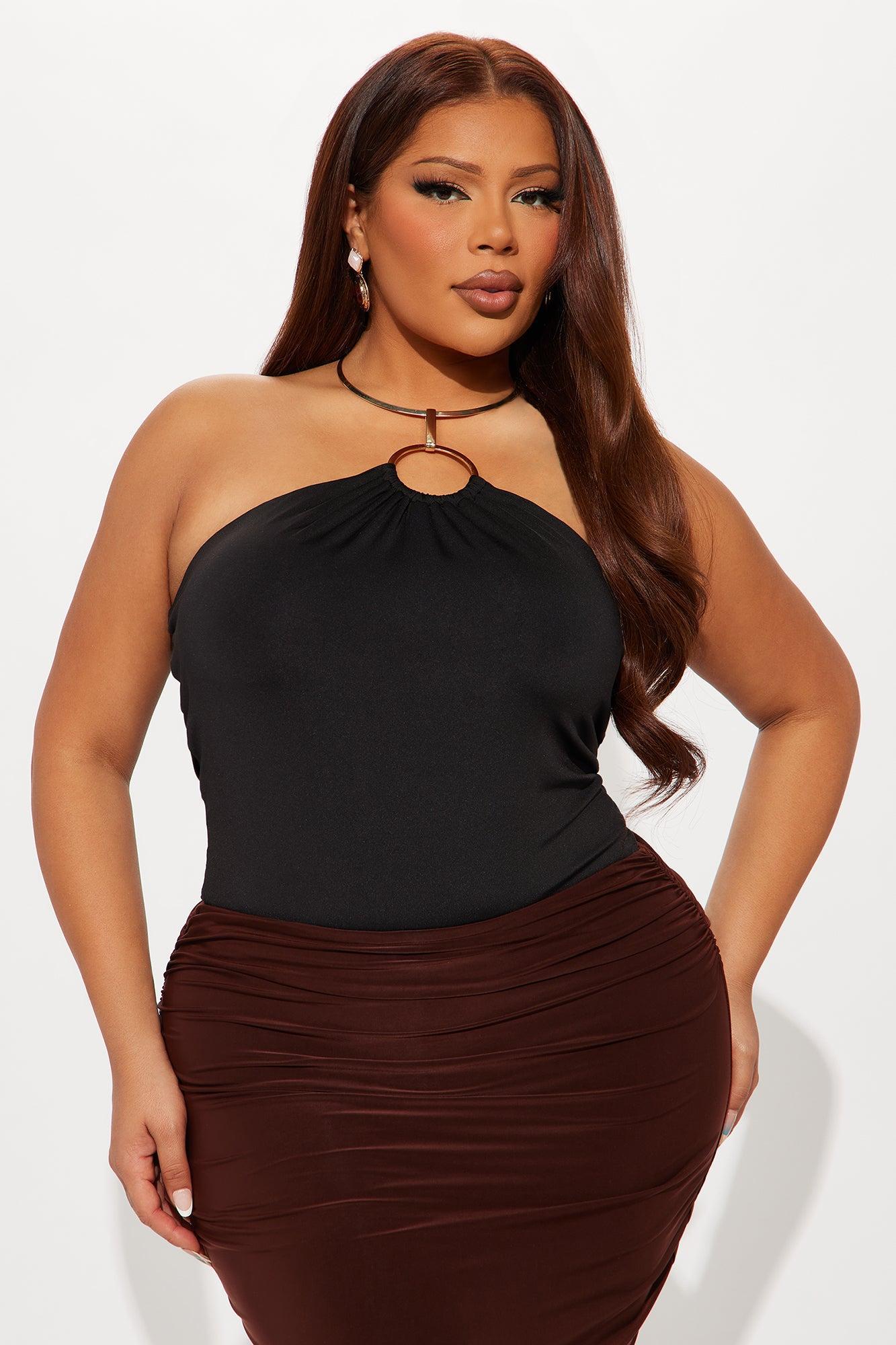 Hera Halter Bodysuit - Black Product Image