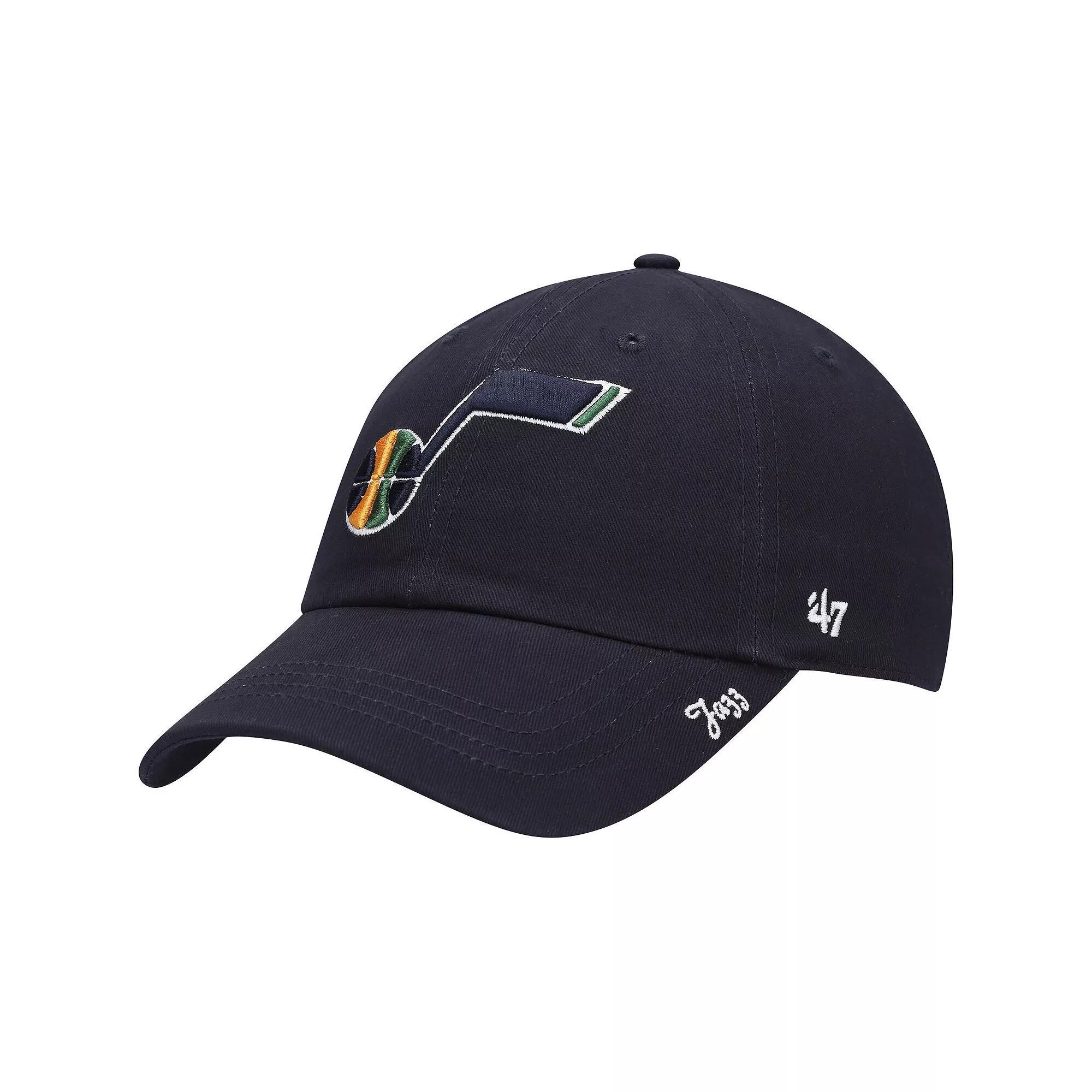 Women's '47 Navy Utah Jazz Miata Clean Up Logo Adjustable Hat, Jaz Blue Product Image