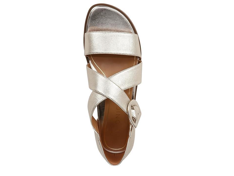 VIONIC Pacifica Ankle Straps Metallic Leather) Women's Sandals Product Image