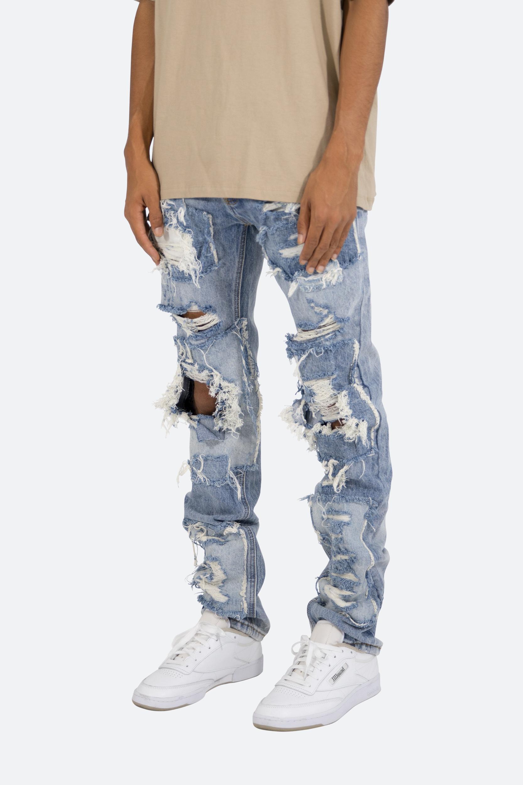 D295 Straight Denim - Blue Product Image