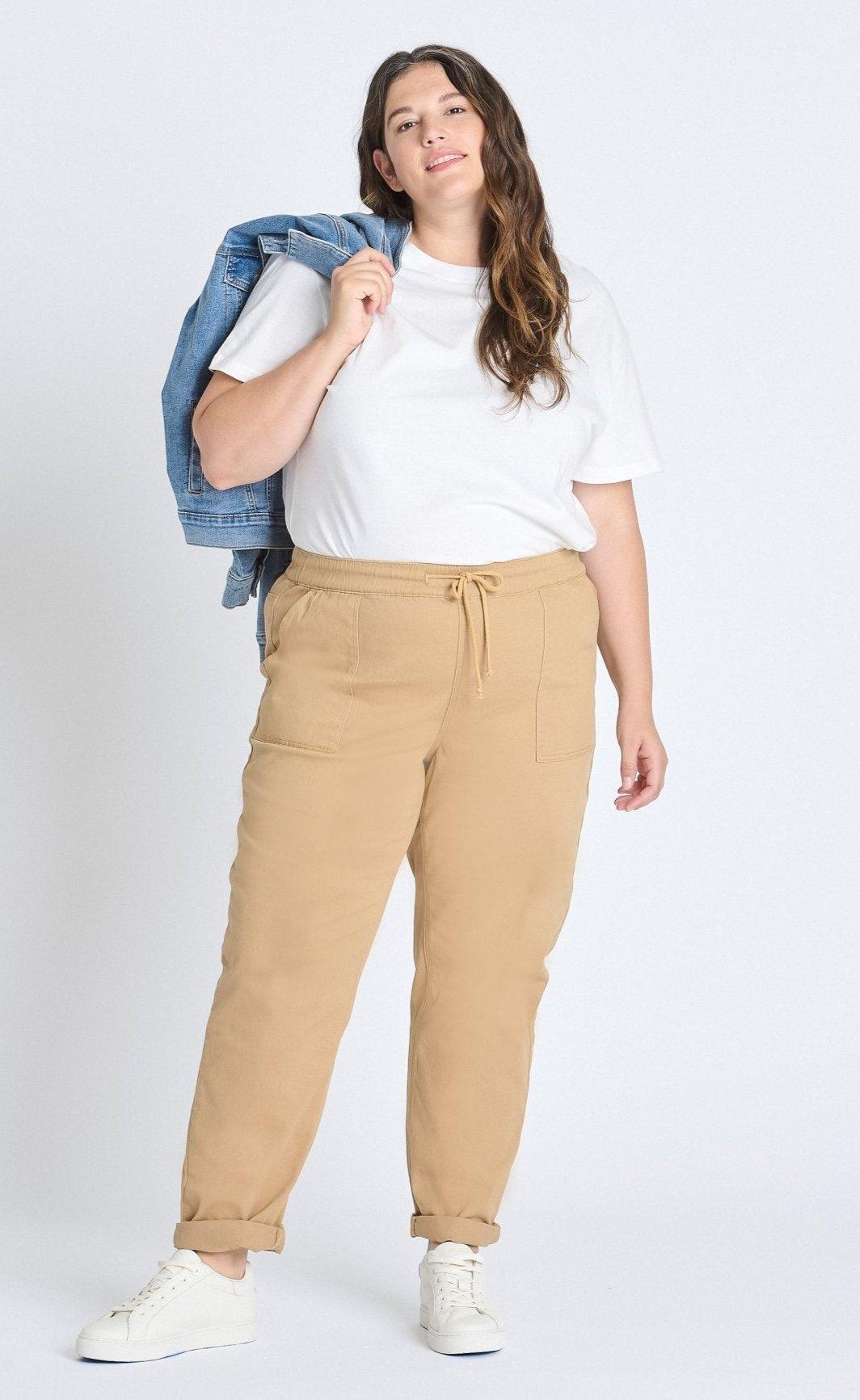 Westport Olive Weekender Twill Jogger - Plus Product Image