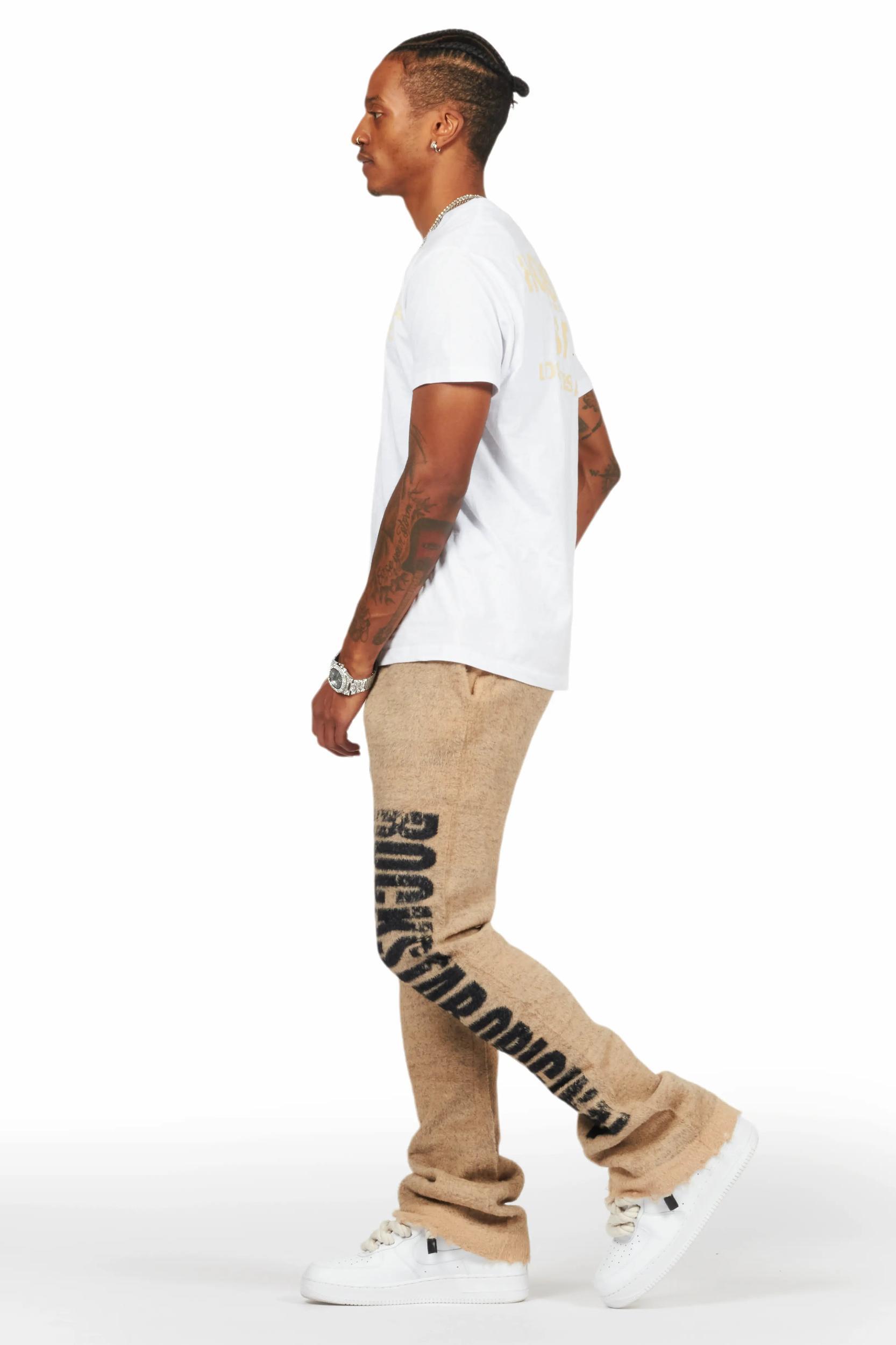 Lake White/Beige Graphic T-Shirt Male Product Image