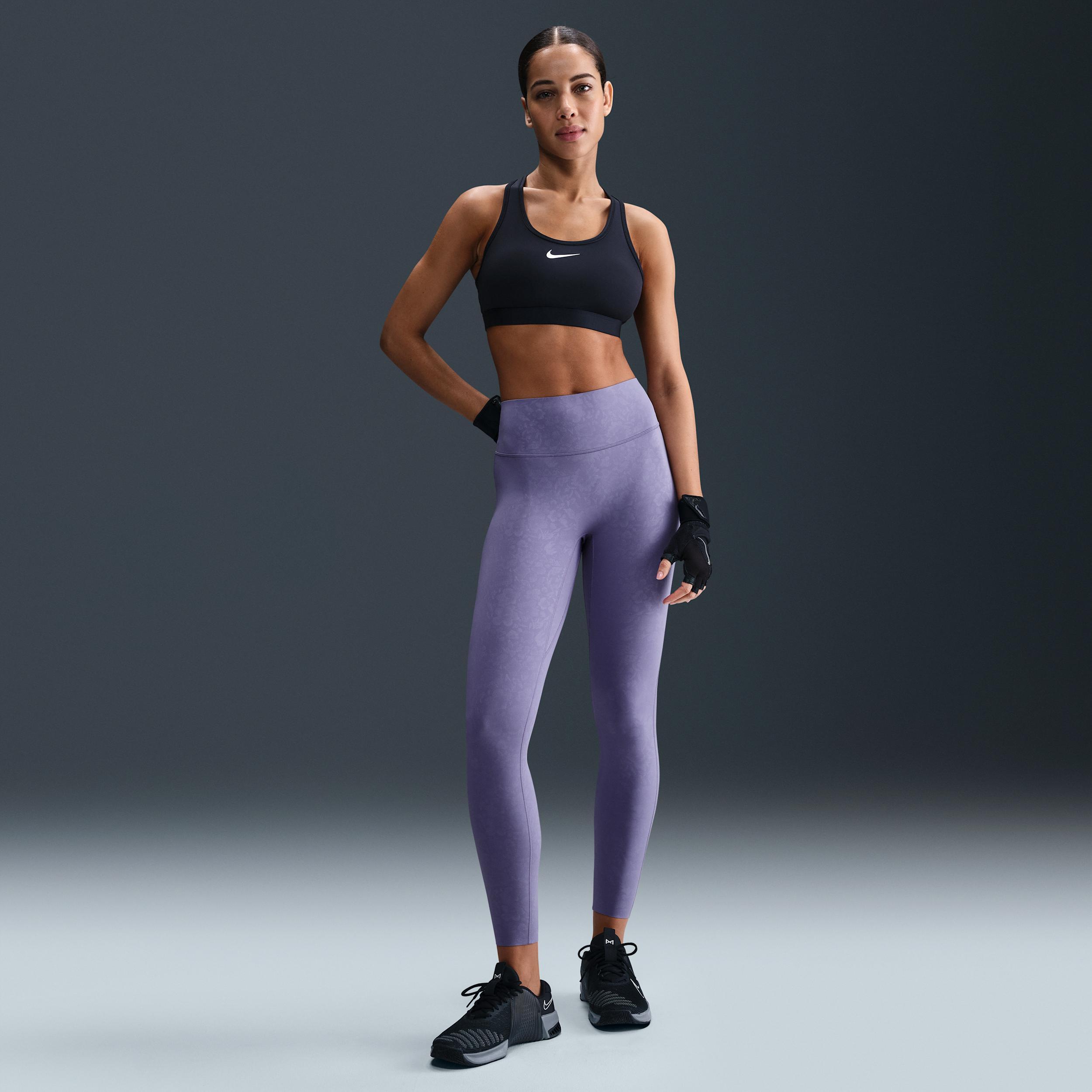 Nike Universa Women's High-Waisted 7/8 Floral Leggings with No Front Seam Product Image