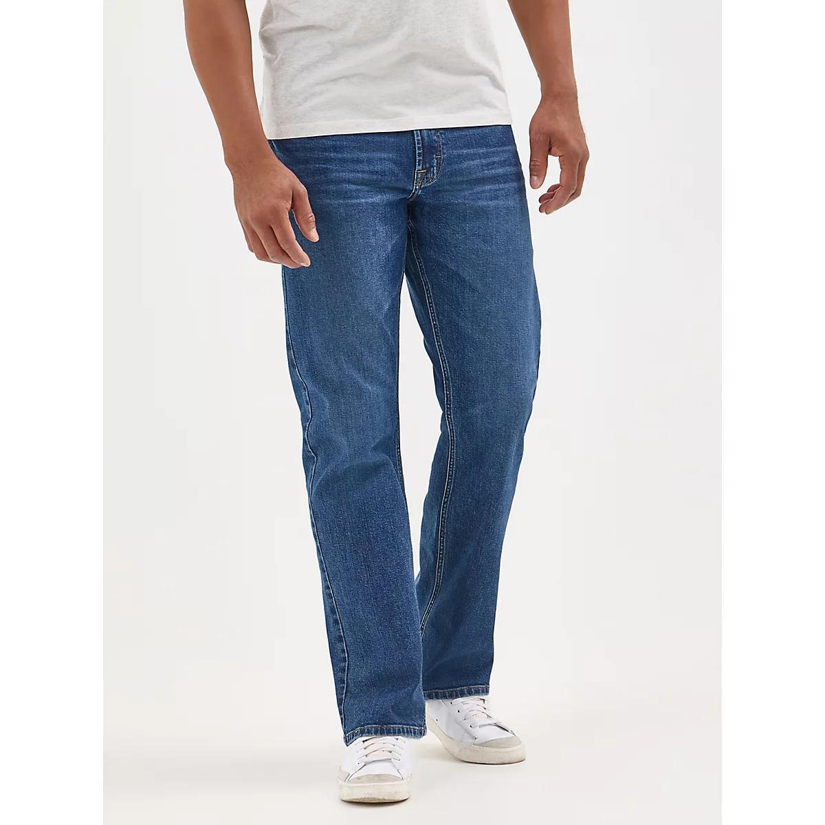 Wrangler® Men's Five Star Premium Flex Relaxed Fit Bootcut Jean in Livingston Product Image