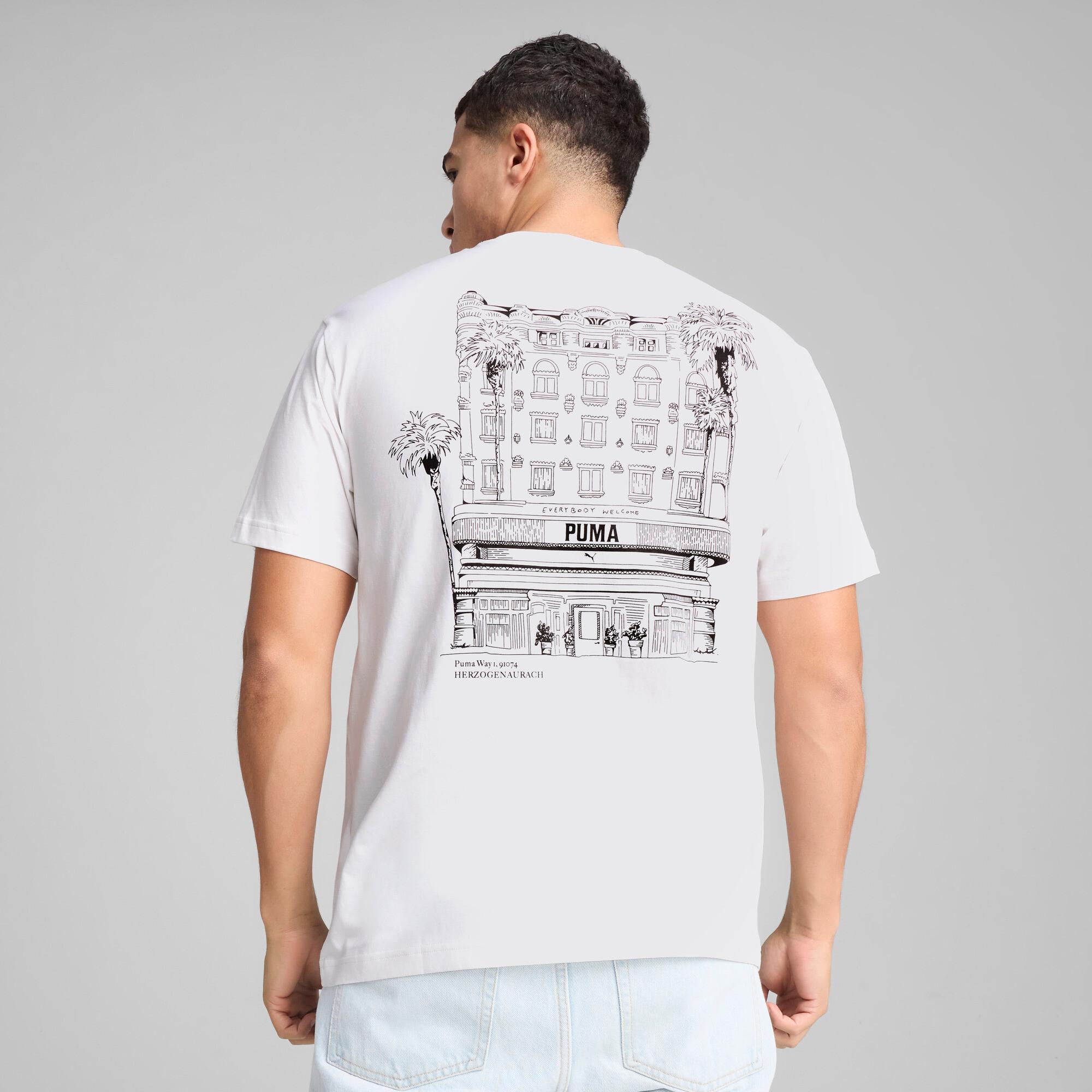 PUMA GRAPHICS Hotel Men's Relaxed T-Shirt Product Image
