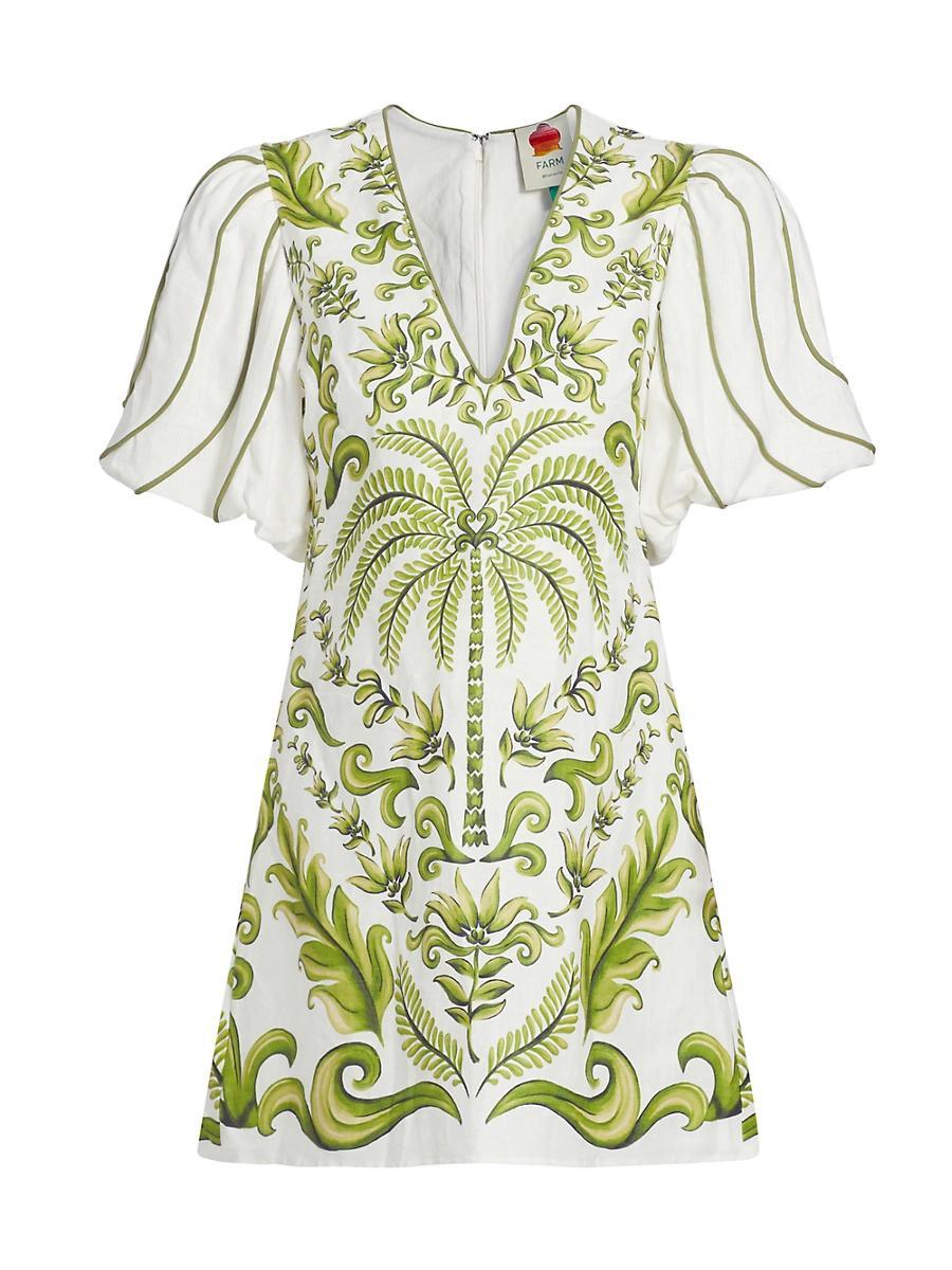 Womens Milani Painterly Floral Minidress Product Image