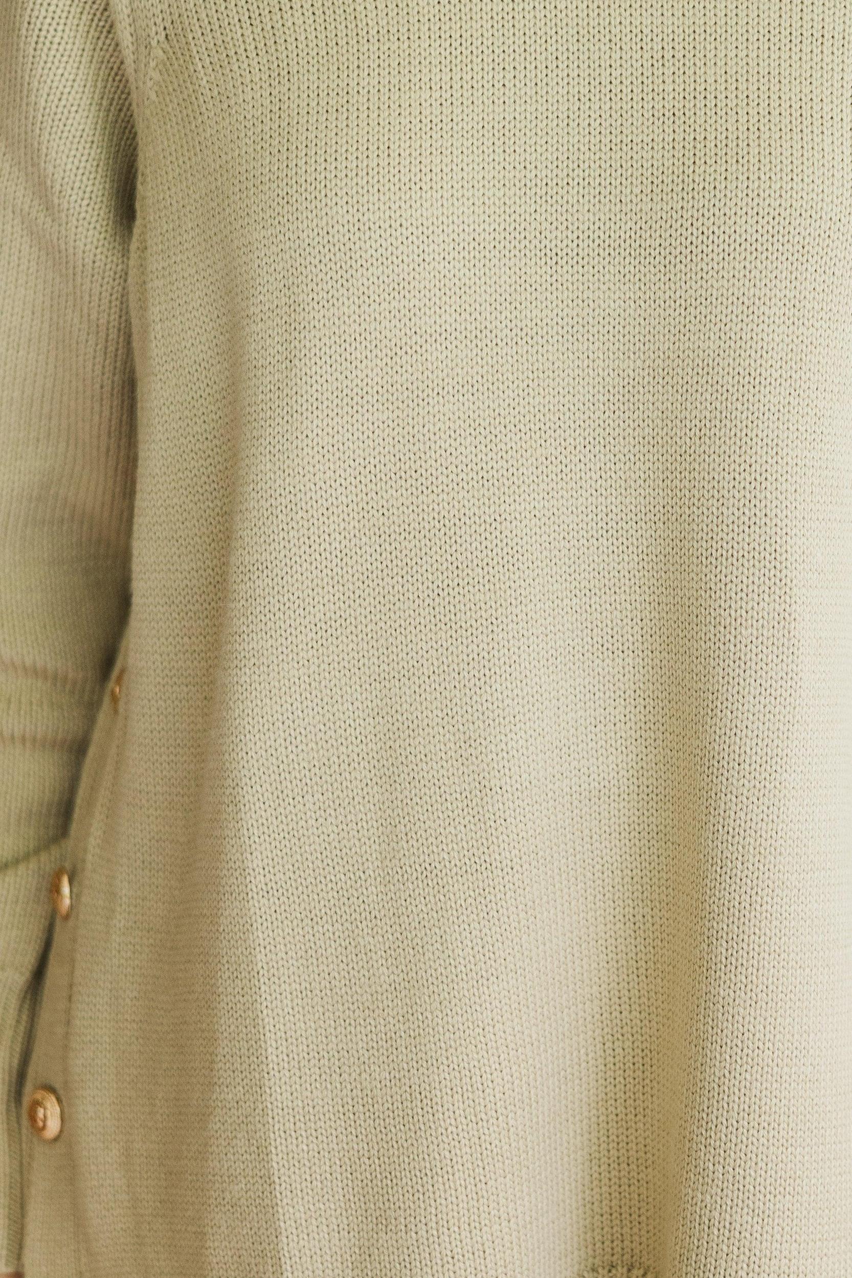 The Slouchy Taupe Side Button Sweater Female Product Image