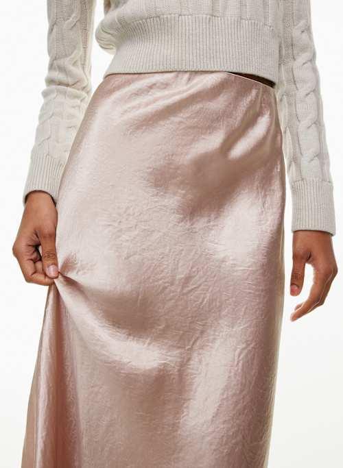 slip satin maxi skirt Product Image