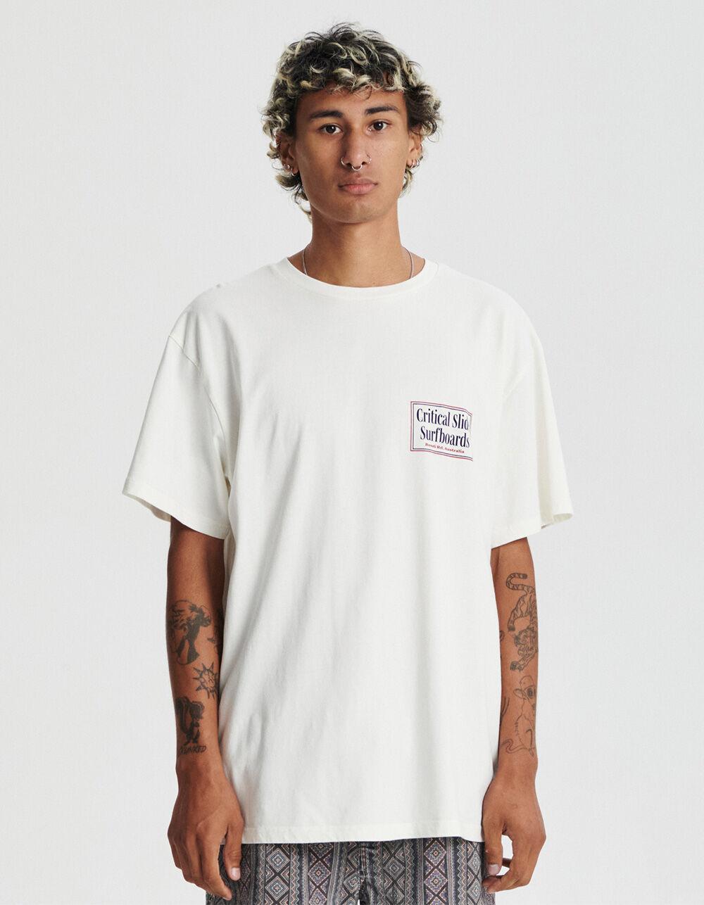 THE CRITICAL SLIDE SOCIETY Off Set Mens Tee - WHITE Product Image