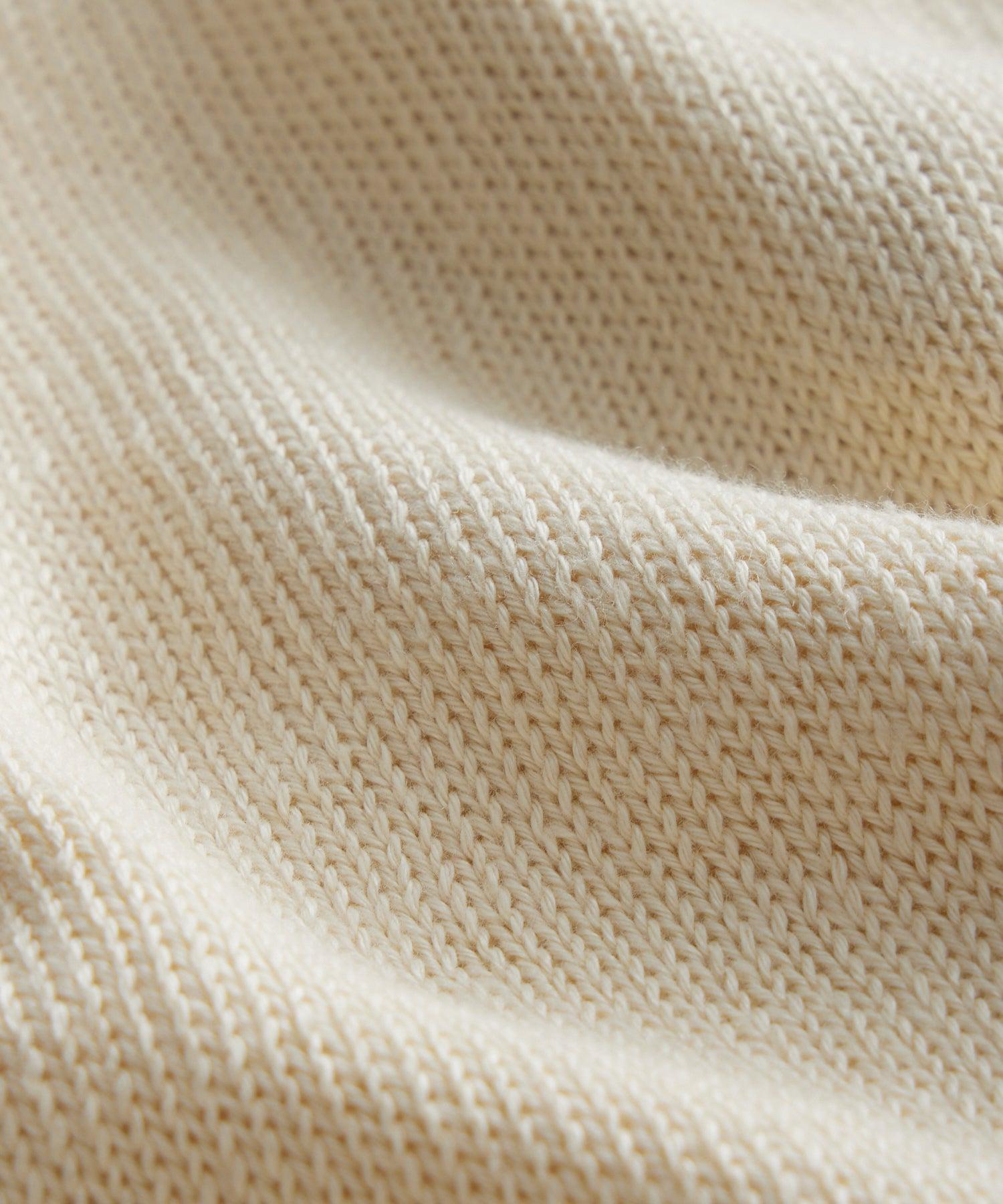 Linen-Cotton Popover Hoodie in Bisque Product Image