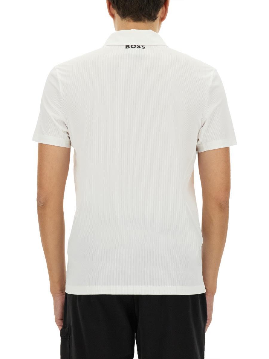 HUGO BOSS Boss  Paddy Polo Shirt In White Product Image