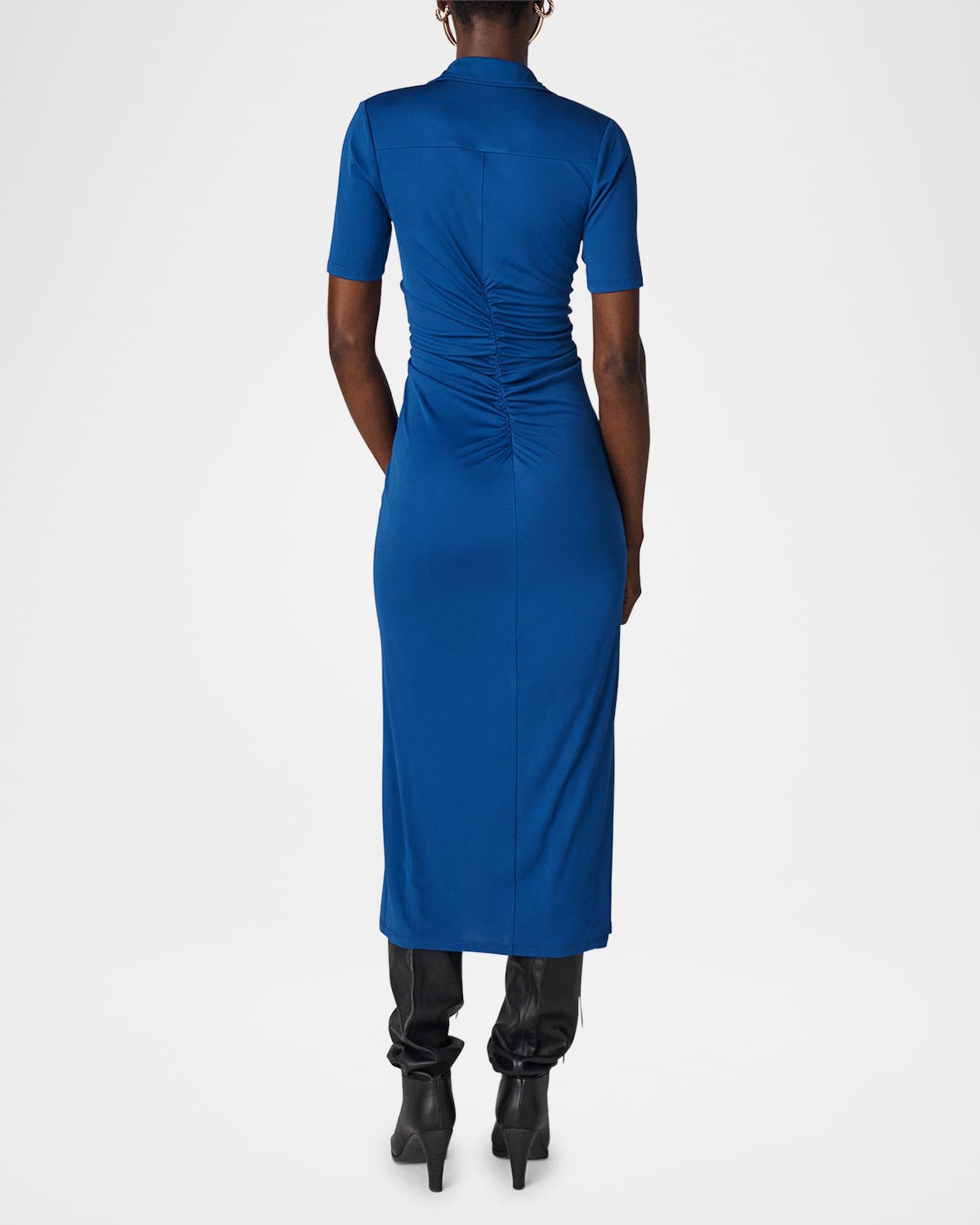 Zoey Ruched Midi Shirtdress Product Image