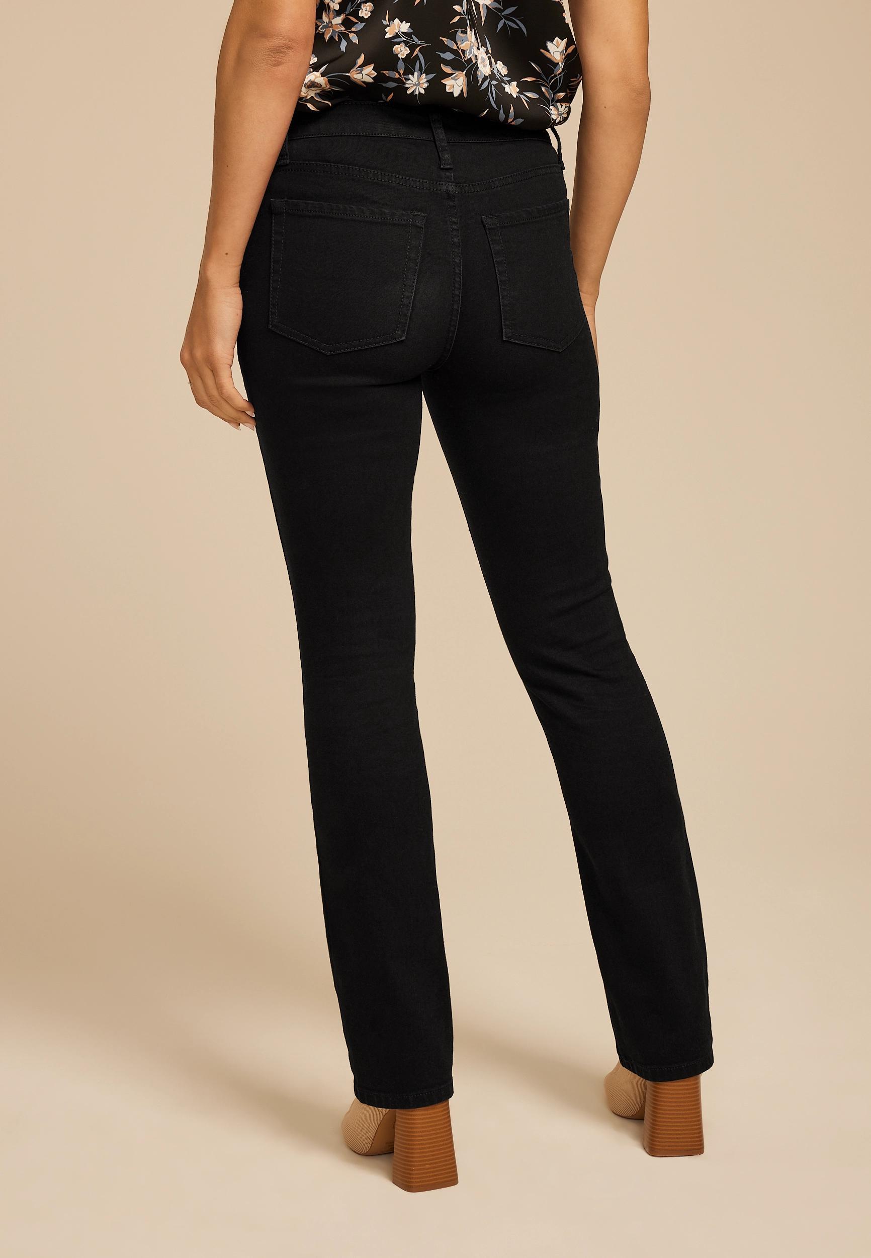 m jeans by maurices™ Black Classic Mid Rise Slim Boot Jean Product Image
