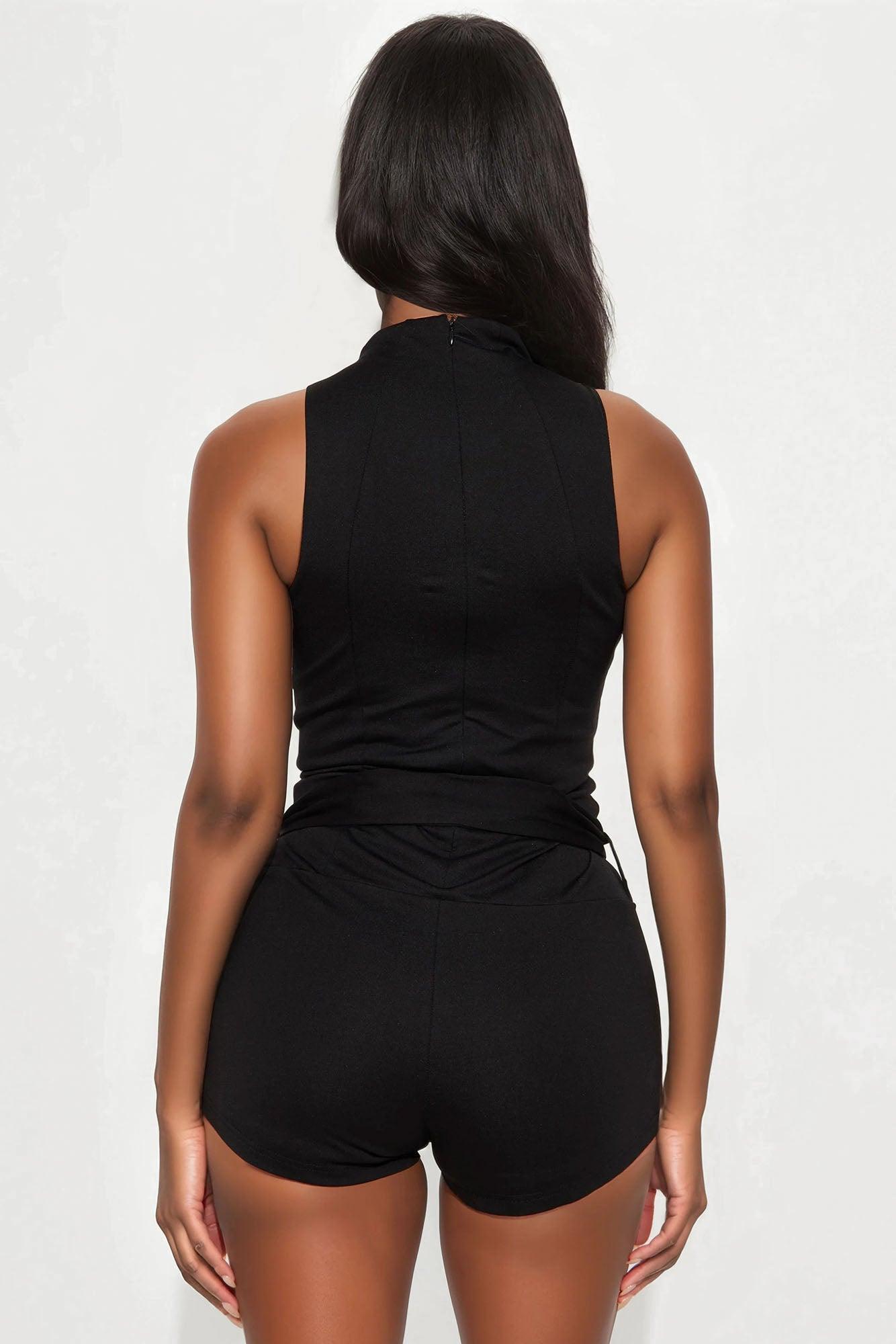 High Limits Romper - Black Product Image