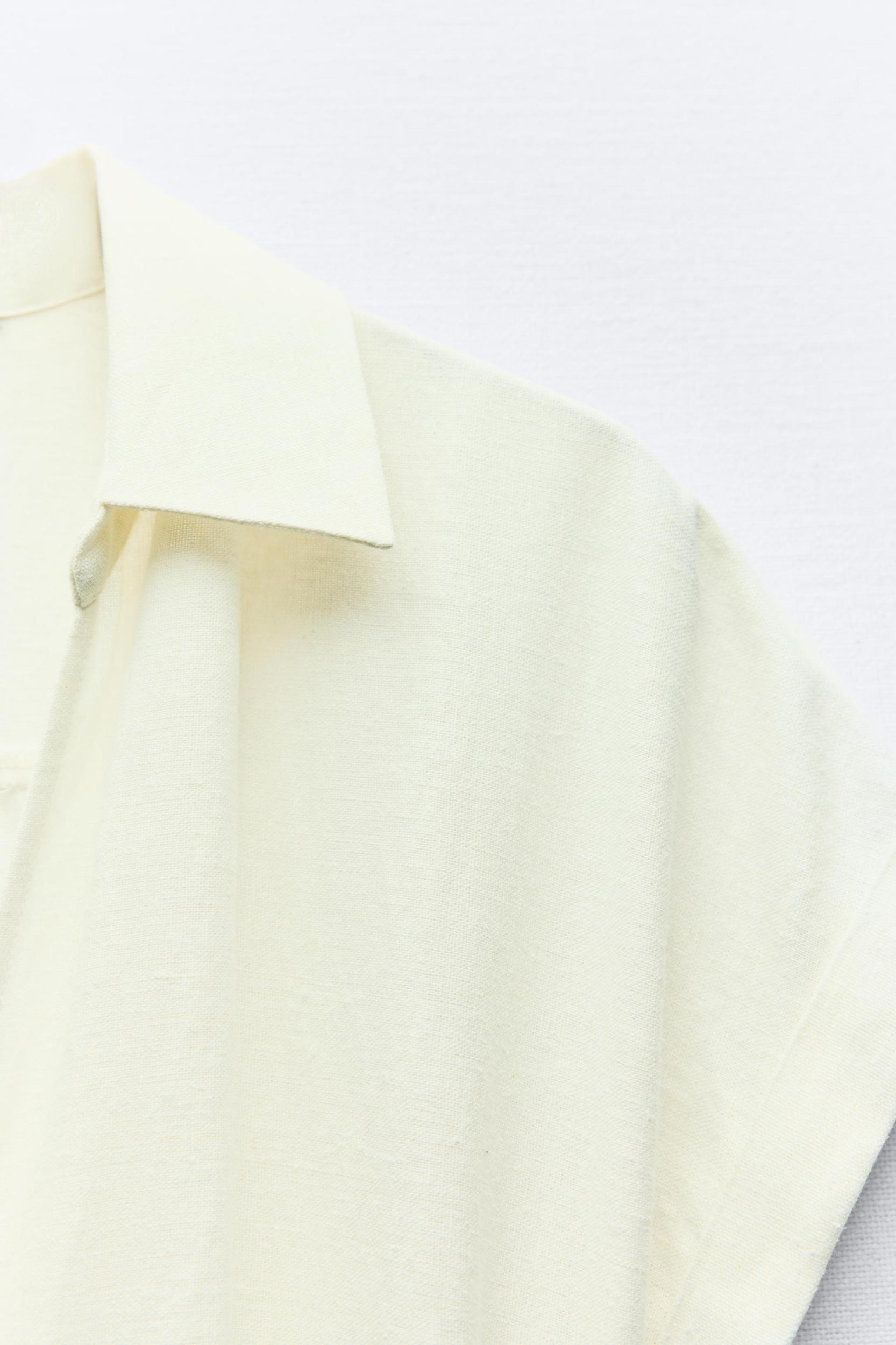 GRECIAN PRINT SHIRT DRESS Product Image