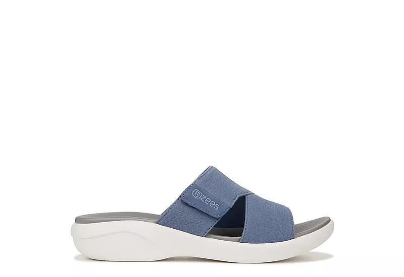 LifeStride Carefree Women's Slide Sandals, Size: 7.5 Wide, Blue Product Image