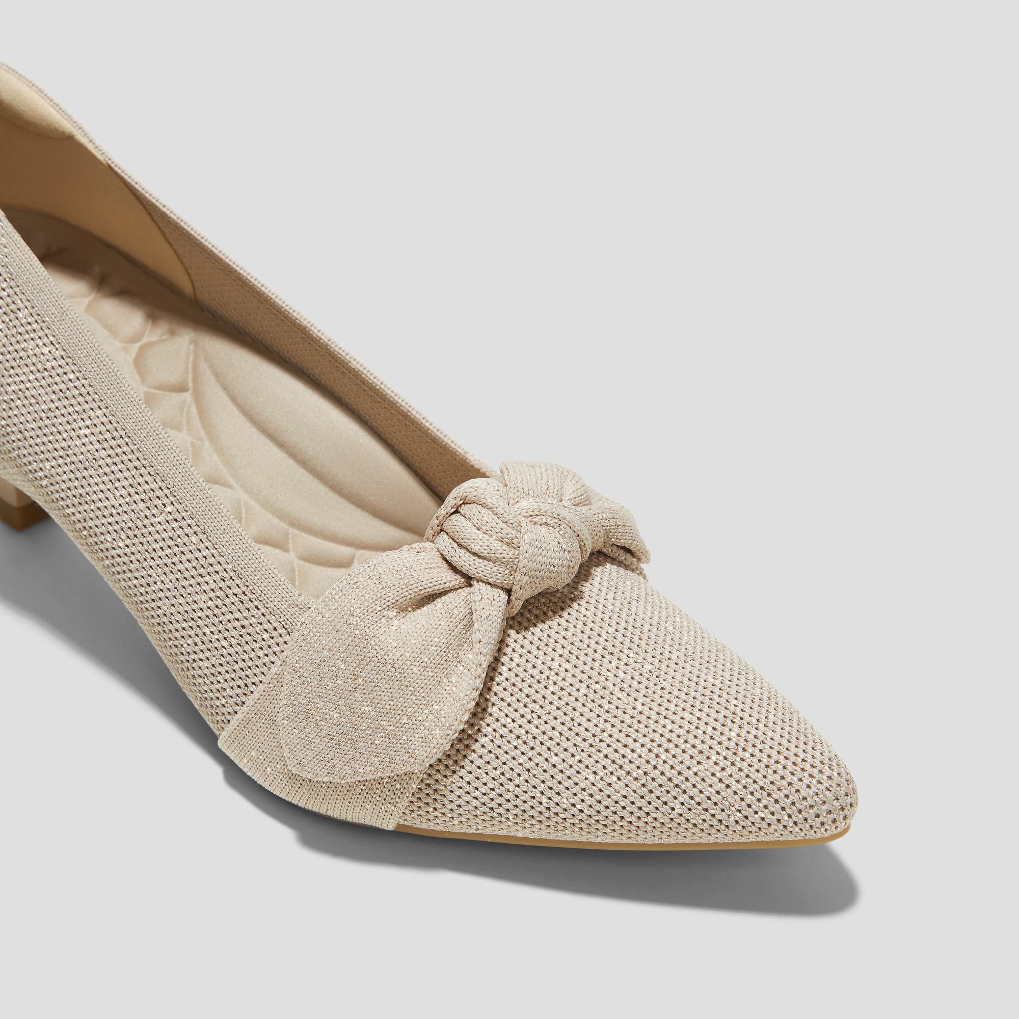 Pointed-Toe Bow Kitten Heels (Sasha) Product Image