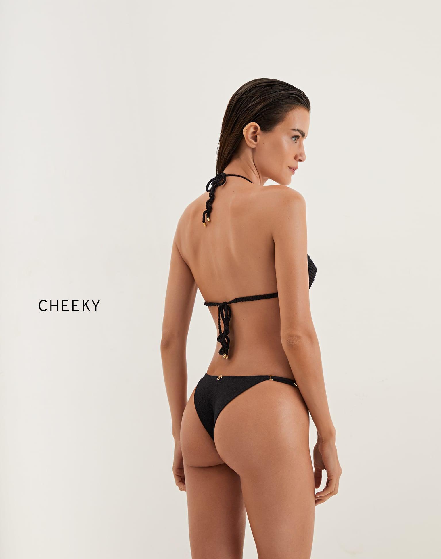 Knit Drew Tri Top - Black Product Image