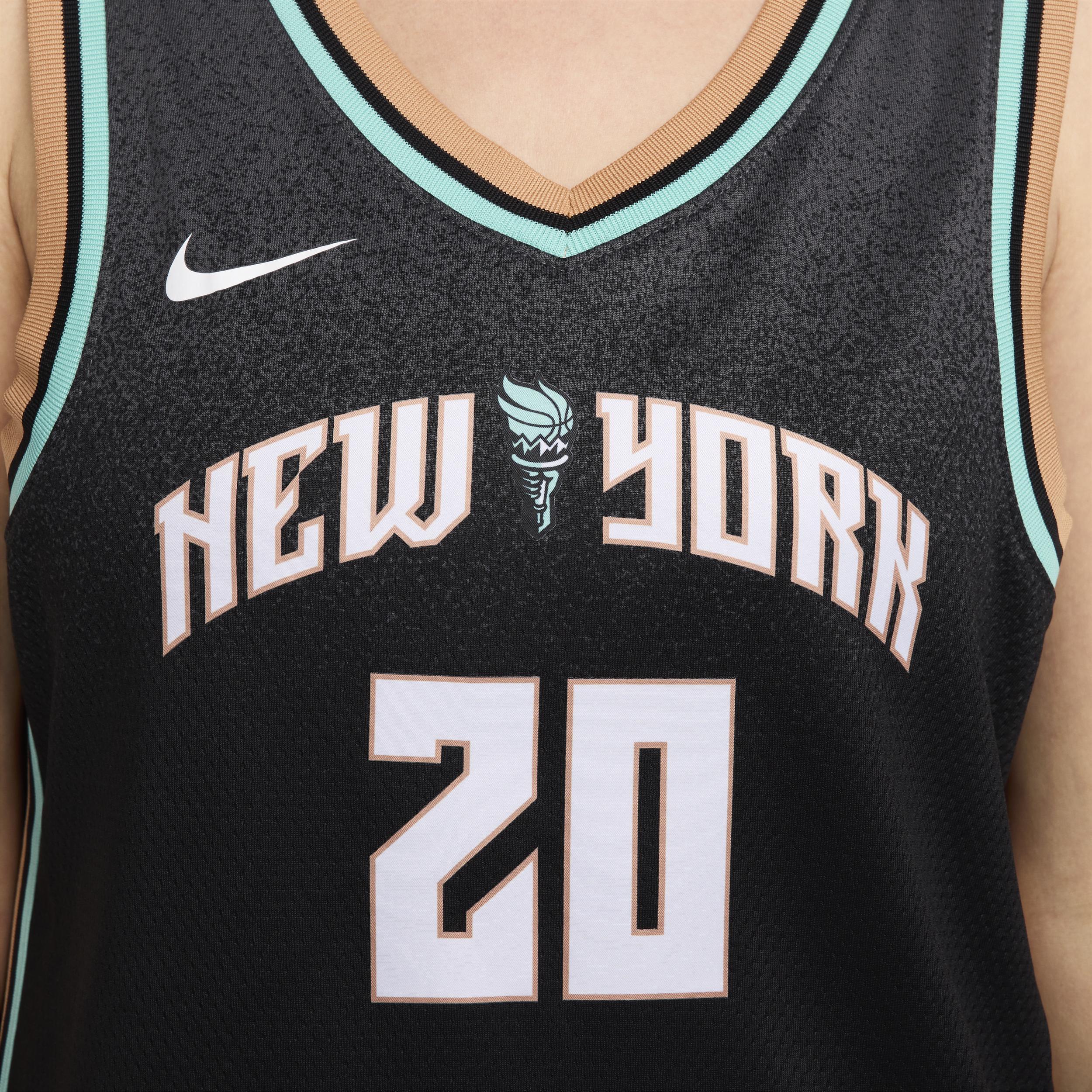 Unisex Nike Sabrina IonescuBlack New York Liberty Explorer Edition Victory Jersey, Womens Product Image