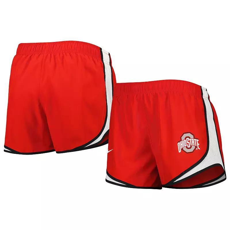 Women's Nike Scarlet Ohio State Buckeyes Tempo Performance Shorts, Size: Large, Red Product Image