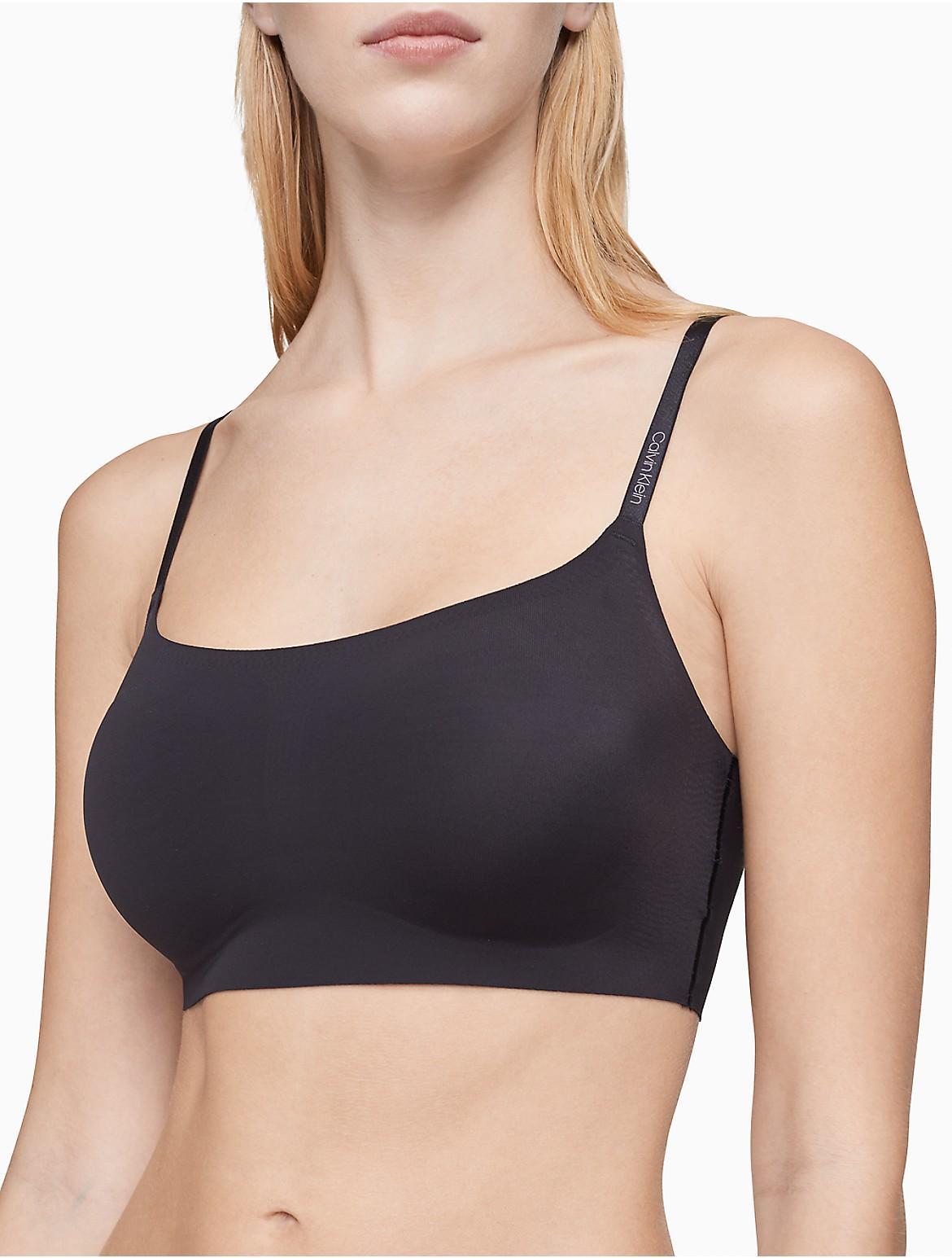 Calvin Klein Invisibles Comfort Lightly Lined Retro Bralette QF4783, Women's, Size: XL, Light Brown Product Image