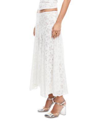 Lace Handkerchief Hem Skirt Product Image