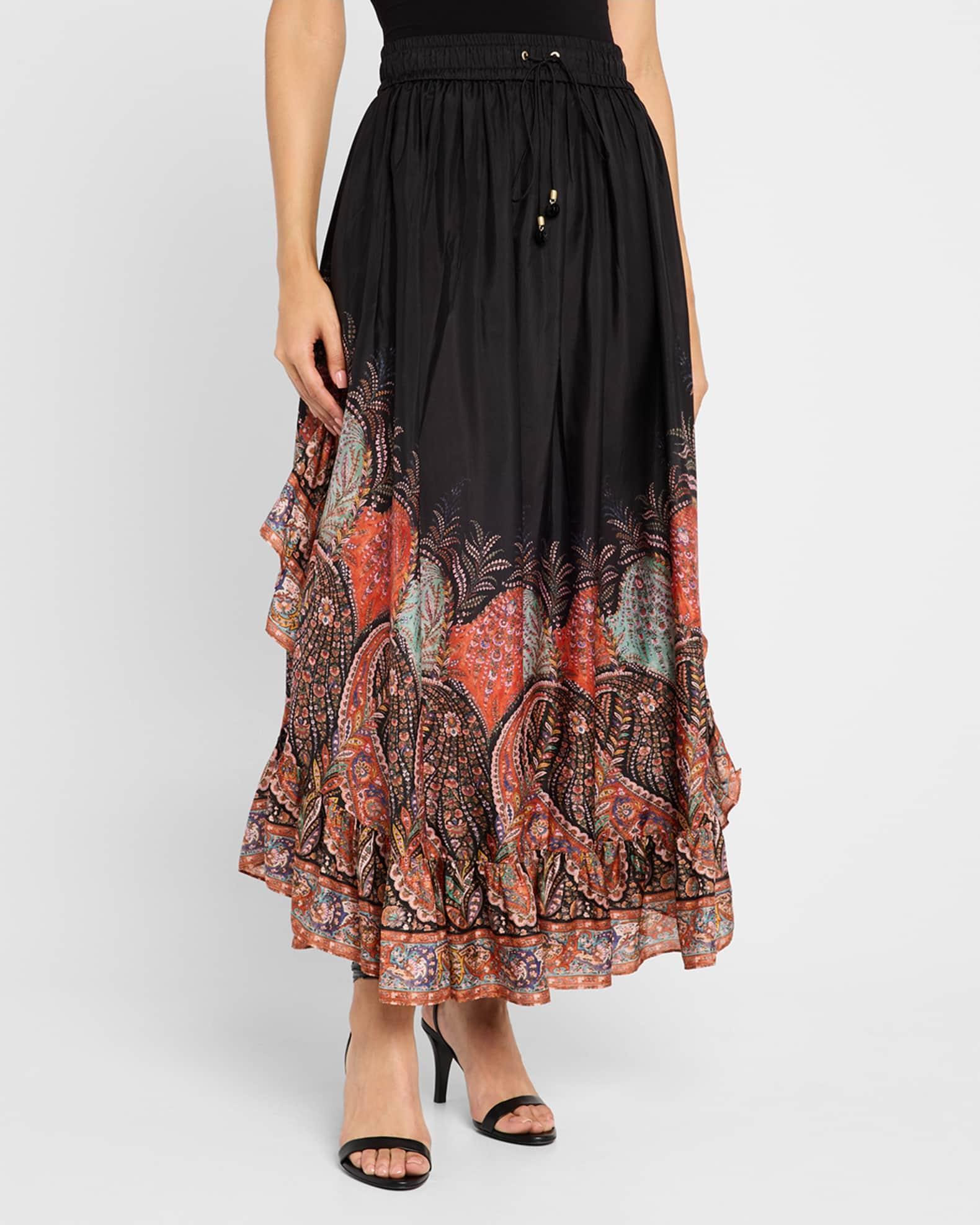 Rhiannon Ruffle Maxi Skirt Product Image